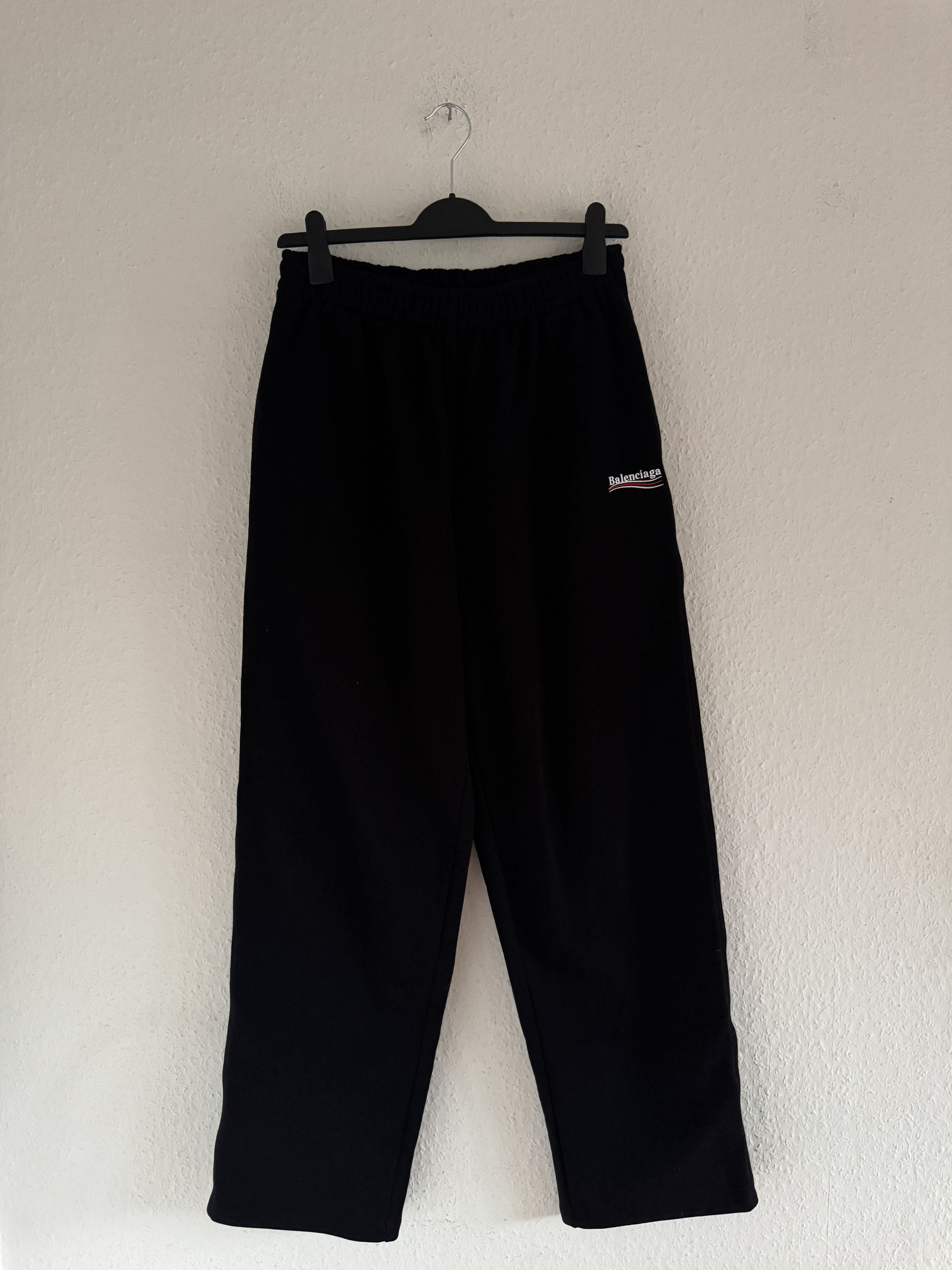 Balenciaga Political Campaign Sweatpants Black Size US 32 / EU 48 - 1 Thumbnail
