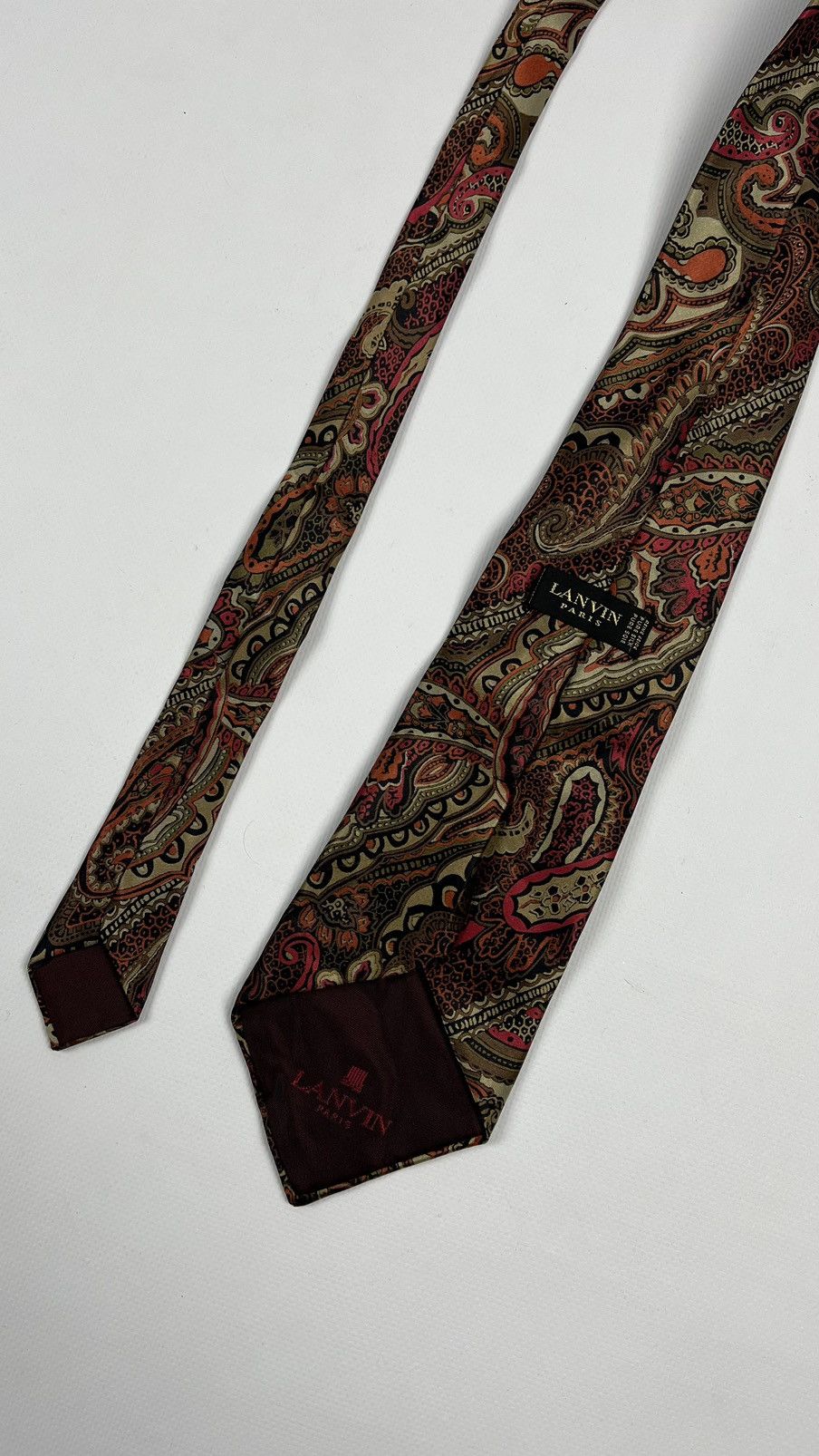 Lanvin Lanvin Paris multicolor silk tie cravatte Size ONE SIZE - 1 Thumbnail