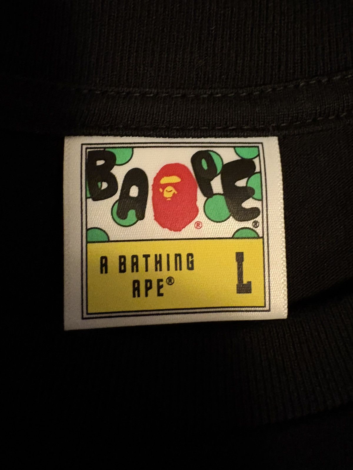 Bape bape color camo tee Size US L / EU 52-54 / 3 - 4 Thumbnail