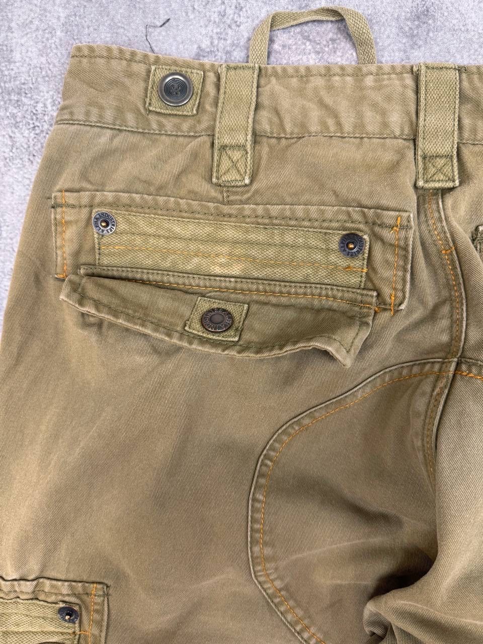 Alpha Industries Alpha Industries Men Cargo Pants Beige Military StyleVintage Size US 36 / EU 52 - 11 Thumbnail