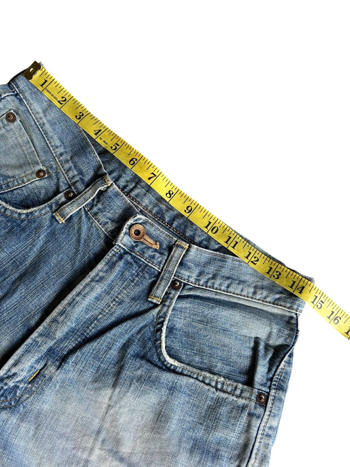 Japanese Brand × Kapital × Vintage Edwin Selvedge Distressed Denim Jeans Faded Size US 29 - 13 Thumbnail