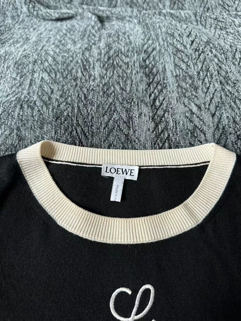 Loewe loewe Wool knitted short sleeve 2506-Nextarrow Size US XS / EU 42 / 0 - 3 Thumbnail