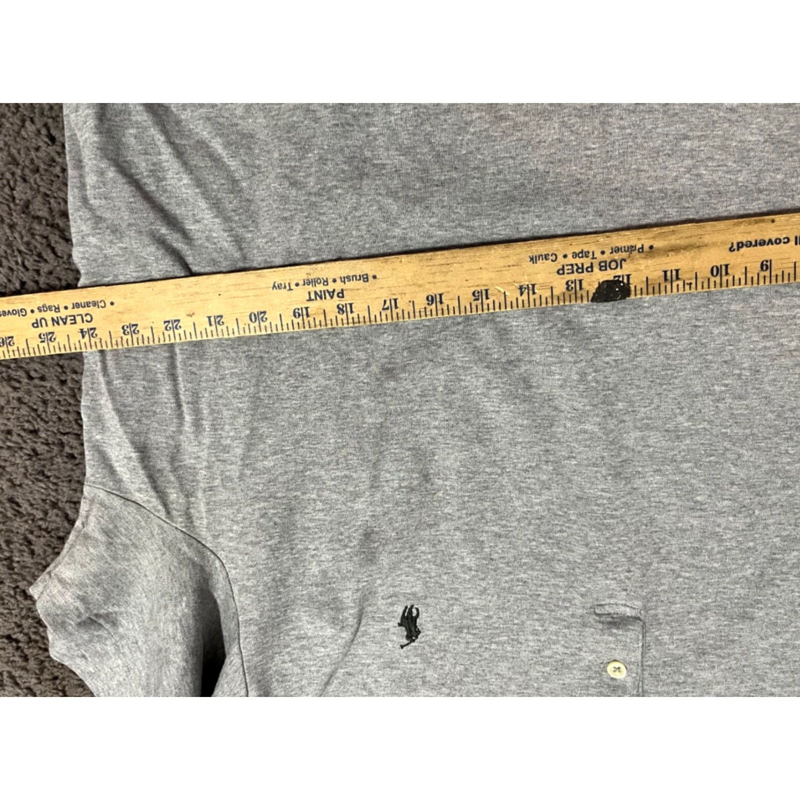 Polo Ralph Lauren Polo Ralph Lauren Polo Shirt Gray Logo Pony XL Mens Classic Fit Polo Shirt Polo Ralph Lauren Logo Pony Classic Fit Gray XL Mens Size US XL / EU 56 / 4 - 5 Thumbnail