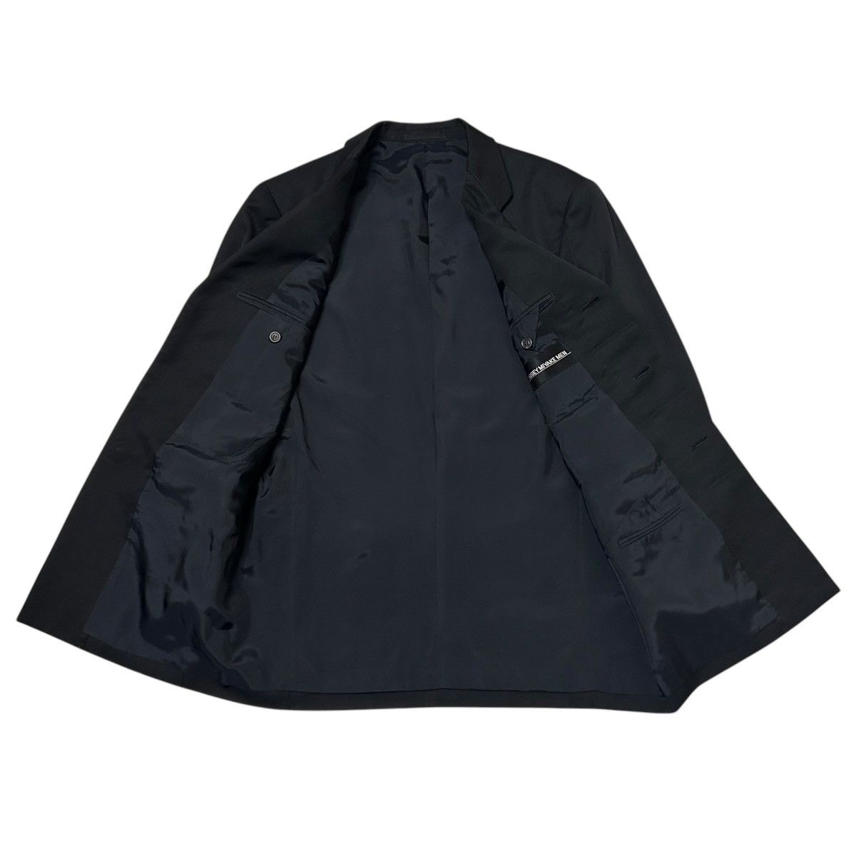 Issey Miyake 713 ISSEY MIYAKE MEN set up suit Black S wool cupro Size 40R - 3 Thumbnail