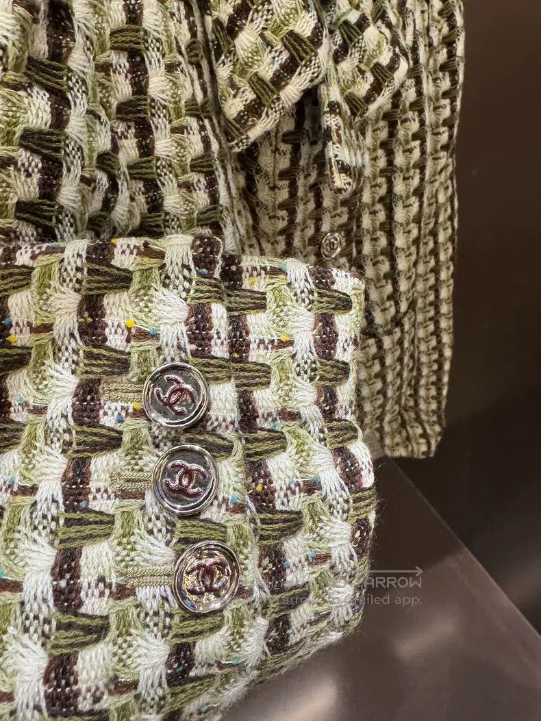 Chanel Chanel 23A Dakar Series Colourful Tweed Coat Size XXS / US 00 / IT 34 - 6 Thumbnail