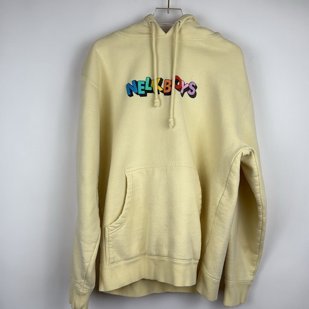 Full Send Full Send Nelk Boys Yellow Colors Hoodie Sweatshirt Small Size US S / EU 44-46 / 1 - 2 Thumbnail