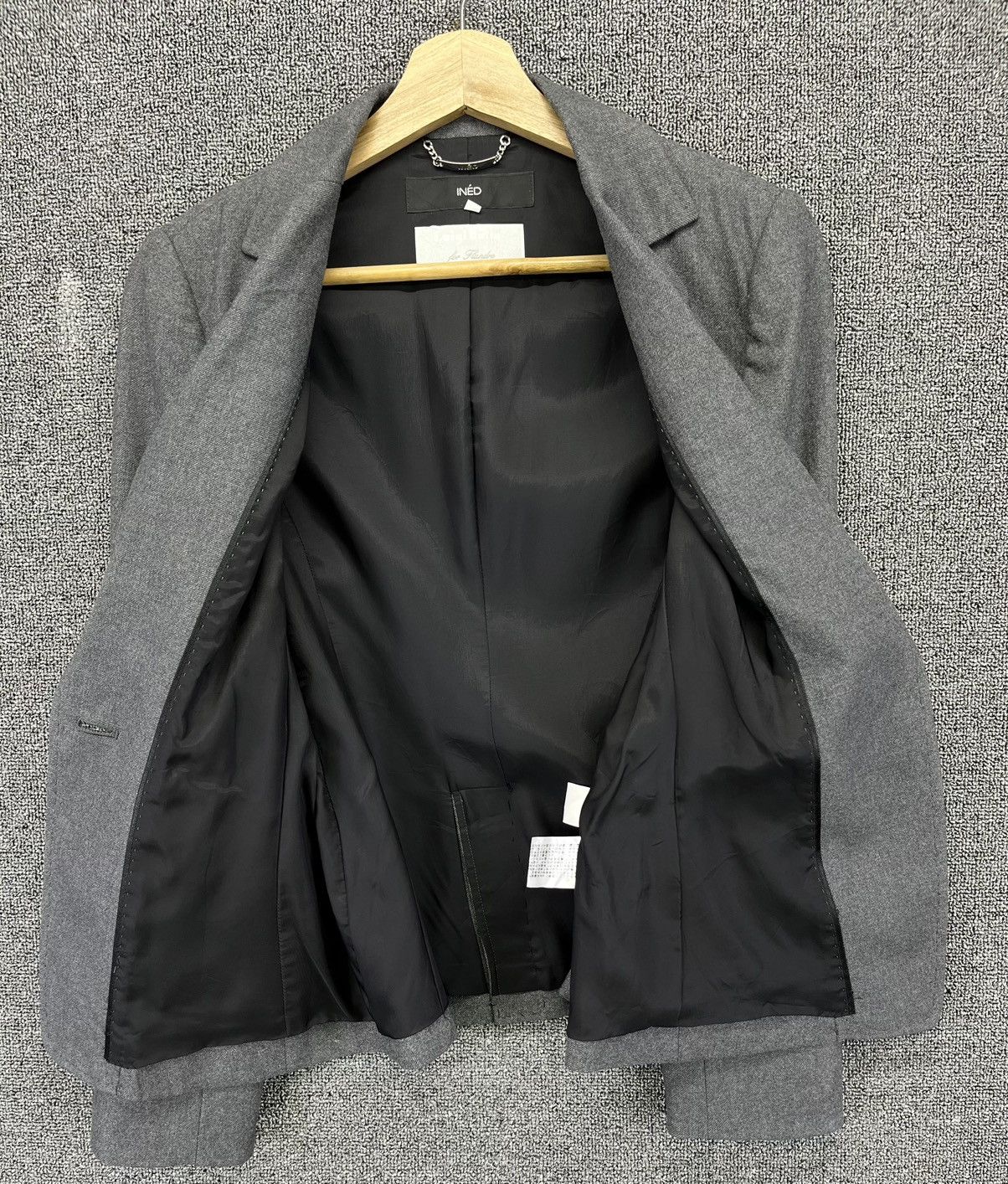Yohji Yamamoto Vintage Yohji Yamamoto Ined Wool Coat Jacket Size S / US 4 / IT 40 - 6 Thumbnail
