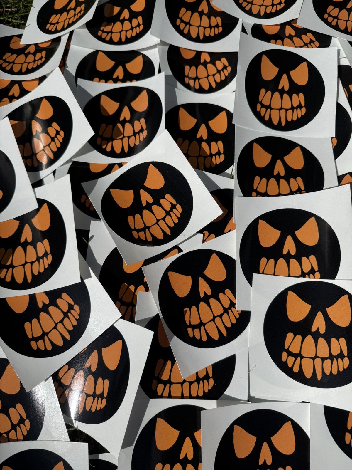 Expert Horror New halloween skull face sticker Size ONE SIZE - 1 Preview