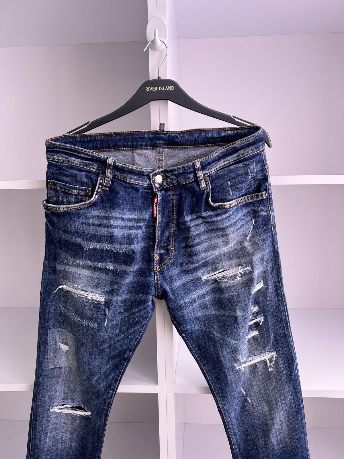Dsquared2 × Vintage Vintage Dsquared2 Luxury Denim Blue Jeans Size US 32 / EU 48 - 7 Thumbnail