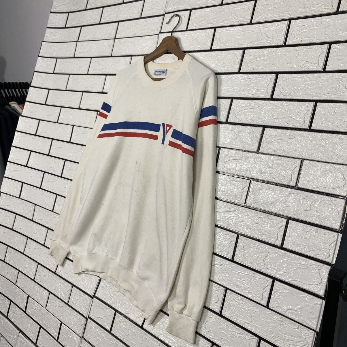 Japanese Brand 📌Vintage Sweatshirt YMCA Striped Design Issey Miyake Size US L / EU 52-54 / 3 - 3 Thumbnail