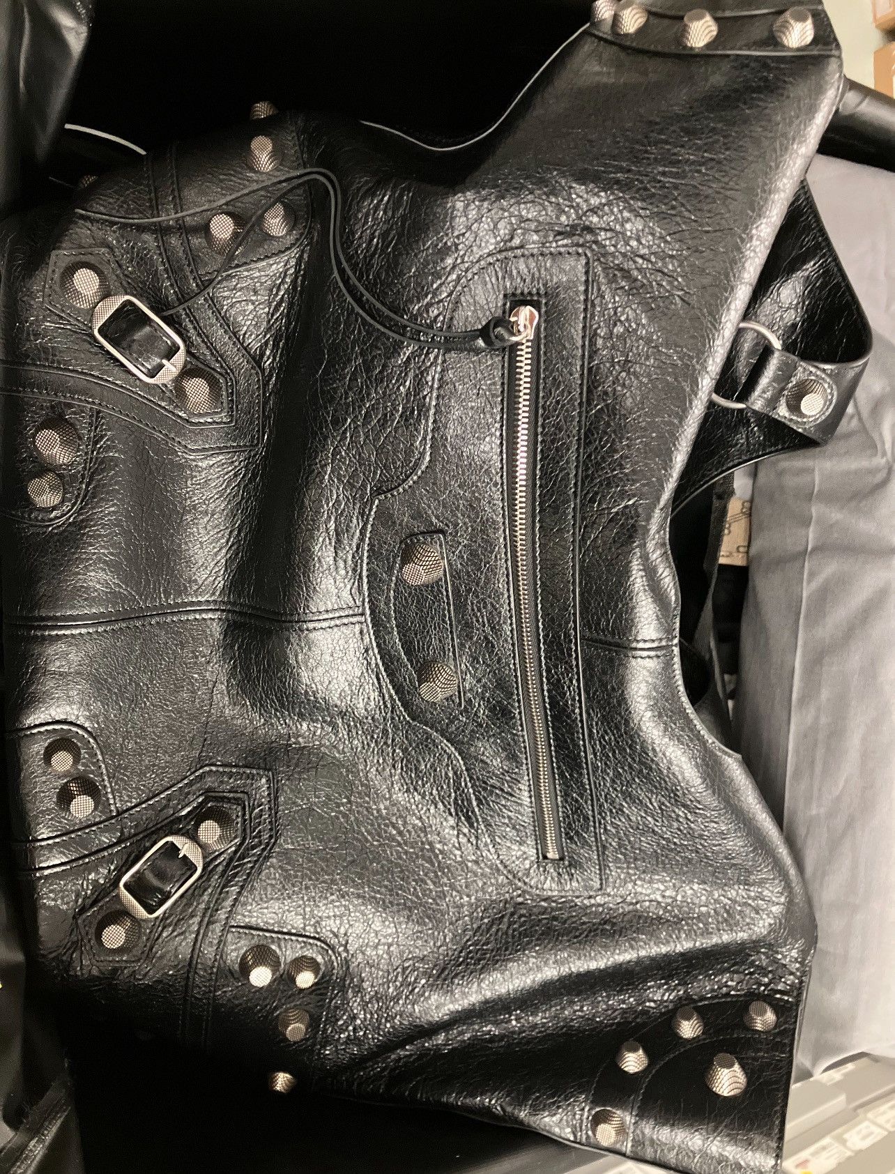 Balenciaga Le Cagole Large Carry Bag in Black Size ONE SIZE - 5 Thumbnail