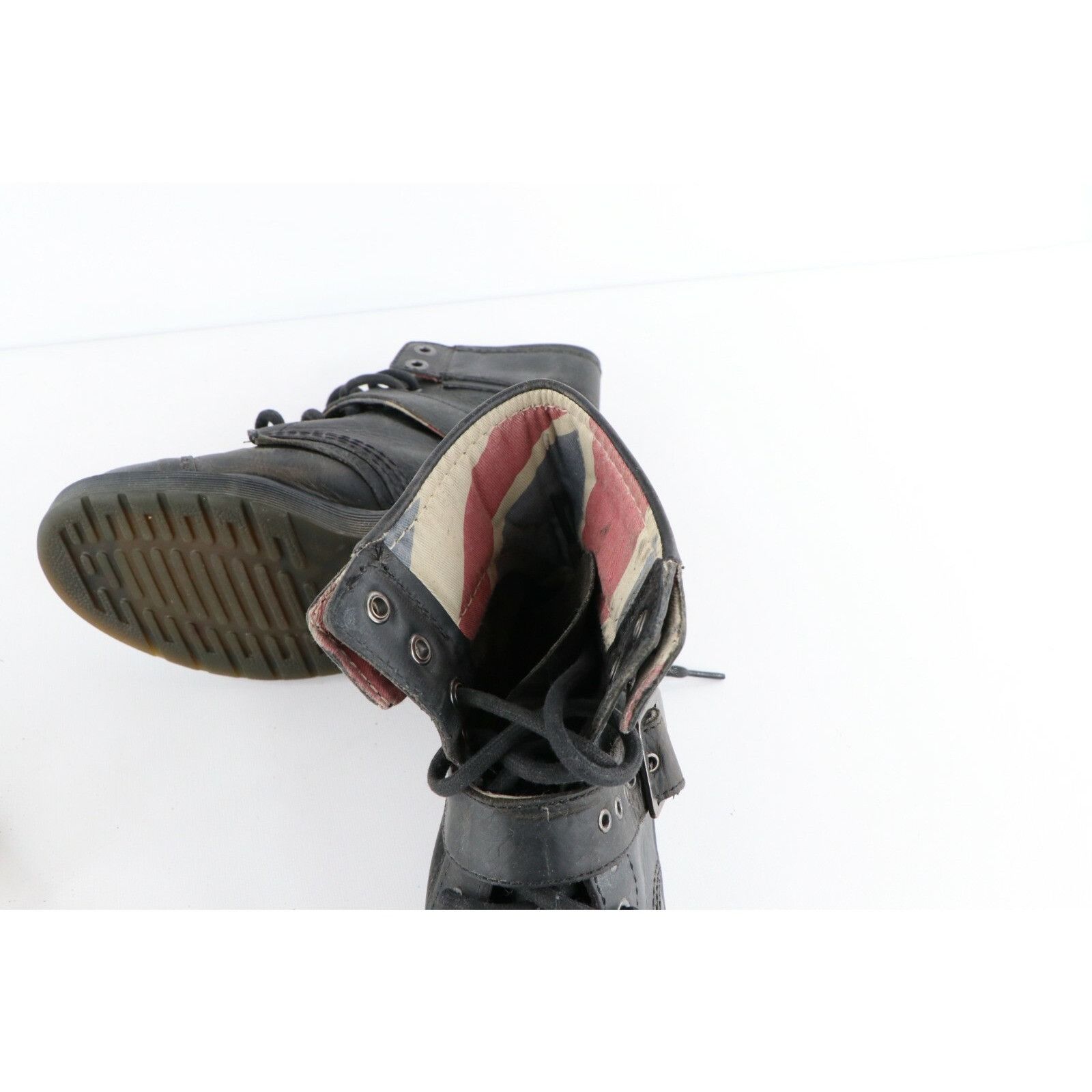 Dr. Martens × Vintage Vintage Dr Martens Distressed Triumph 8 Eyelet Leather Boots Size US 6 / IT 36 - 9 Thumbnail