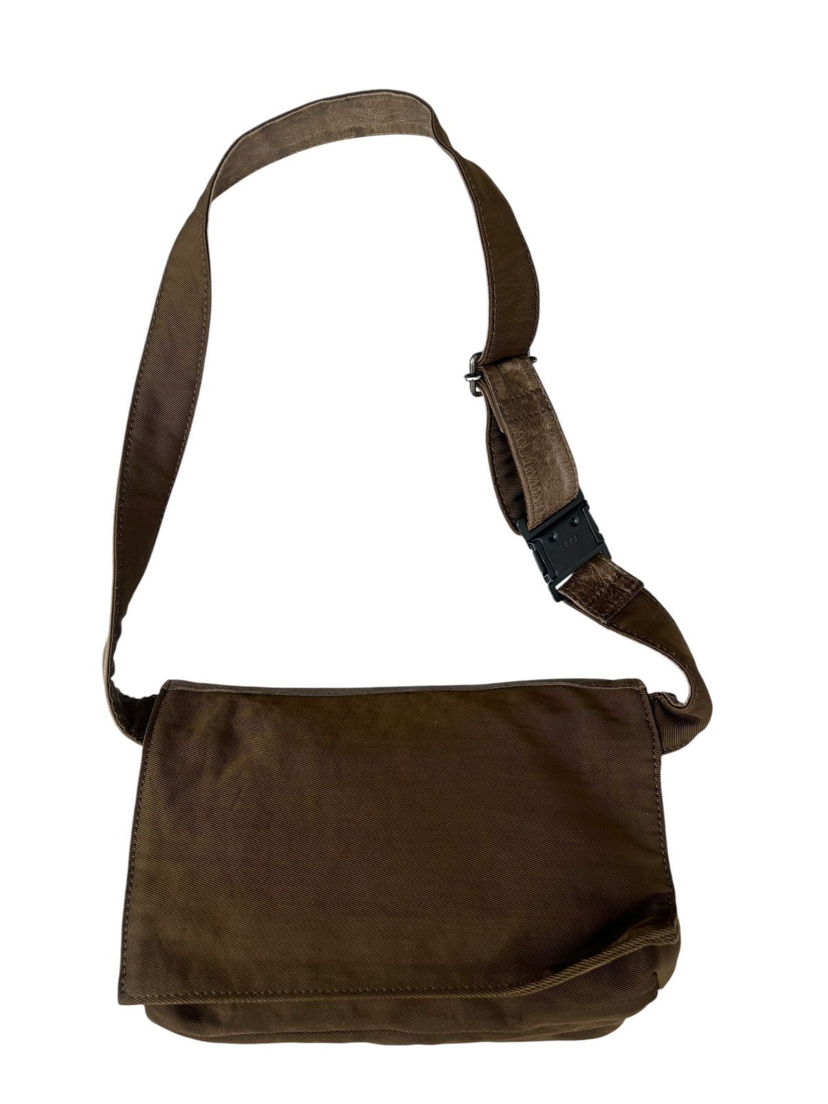 Vintage B. Stuff Japan Patina Leather Hybrid Bag