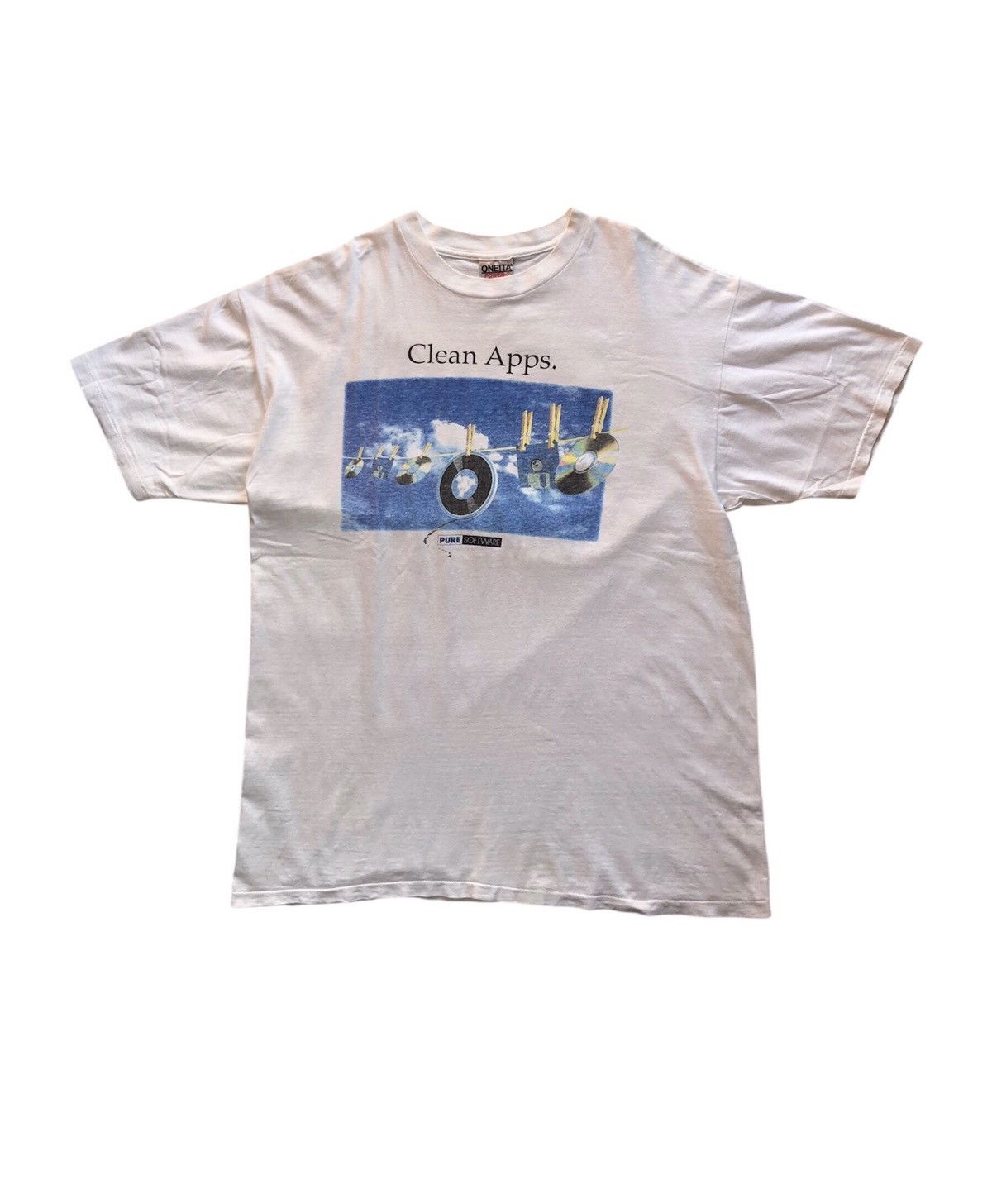 Apple × Travis Scott Vintage apple tee | Grailed