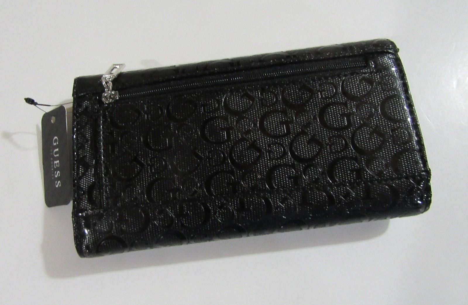 Guess Guess Womens Gleeson SLG Trifold Wallet Black Size ONE SIZE - 2 Thumbnail