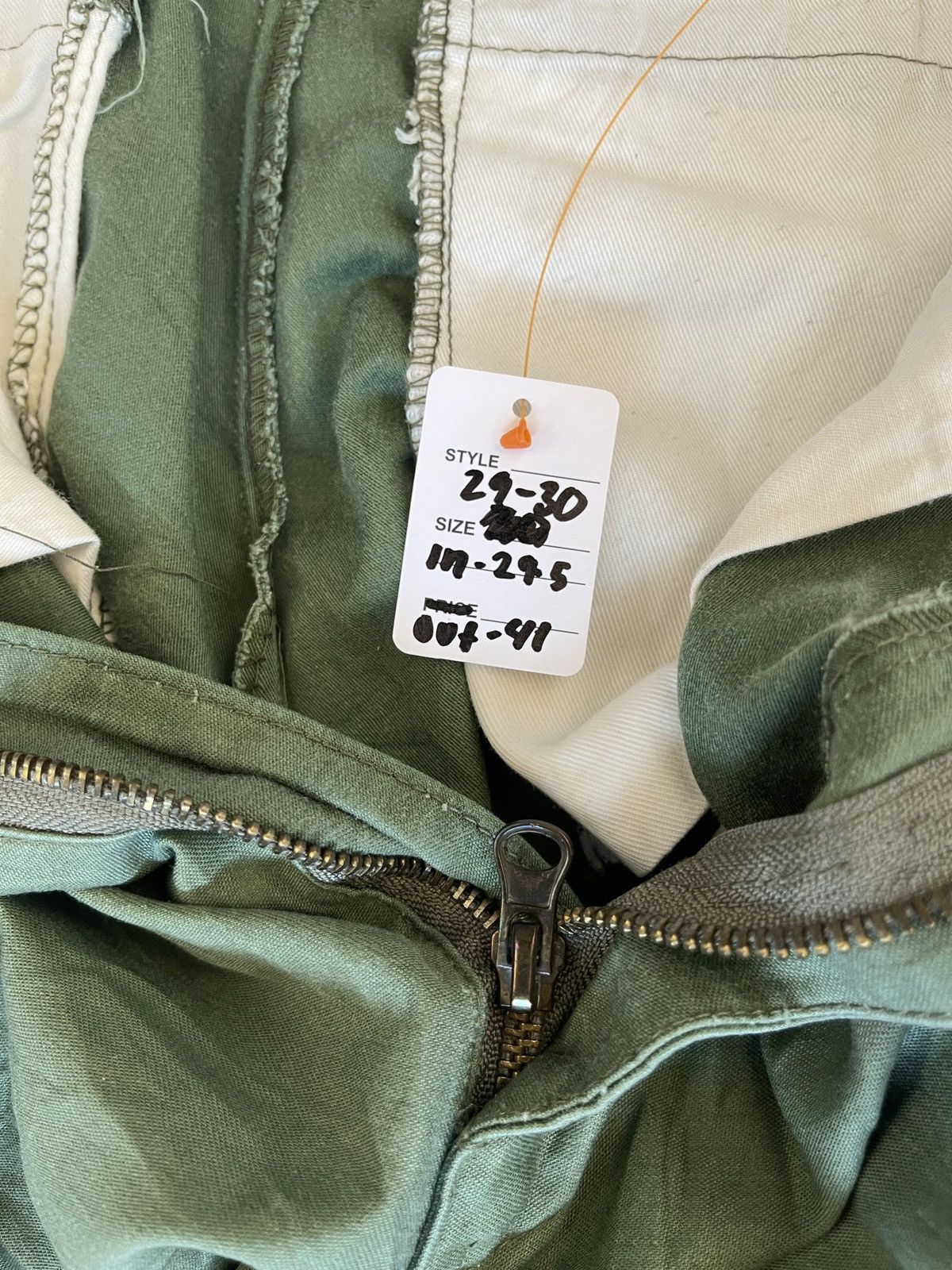 Buzz Rickson's Vintage 80’s🔥BUZZ RICKSON’S🔥Army Field Baggy Cargo Pants Size US 29 - 8 Thumbnail