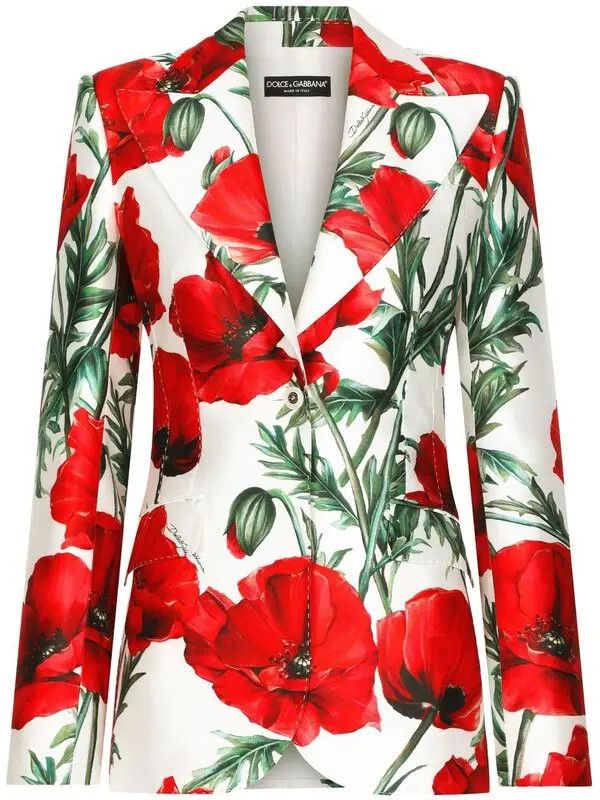 Dolce & Gabbana o1y0825 Blazer in Multicolor Size S / US 4 / IT 40 - 1 Thumbnail