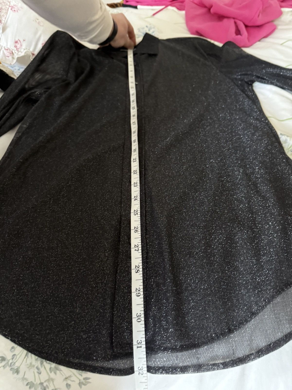 Celine $1.2k Celine Loose Carnaby shirt in lurex mesh Hedi 38 M Size US M / EU 48-50 / 2 - 8 Thumbnail