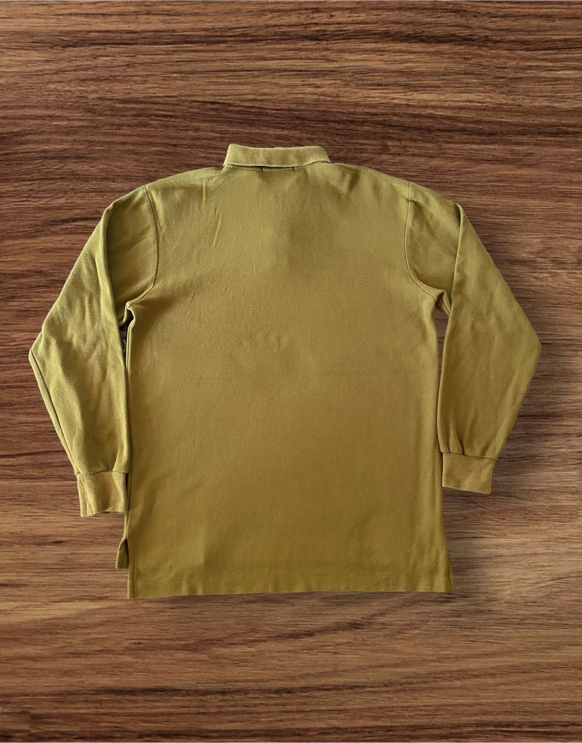 Yves Saint Laurent Vintage Yves Saint Laurent Long Sleeve Polo Tee Size US M / EU 48-50 / 2 - 2 Thumbnail