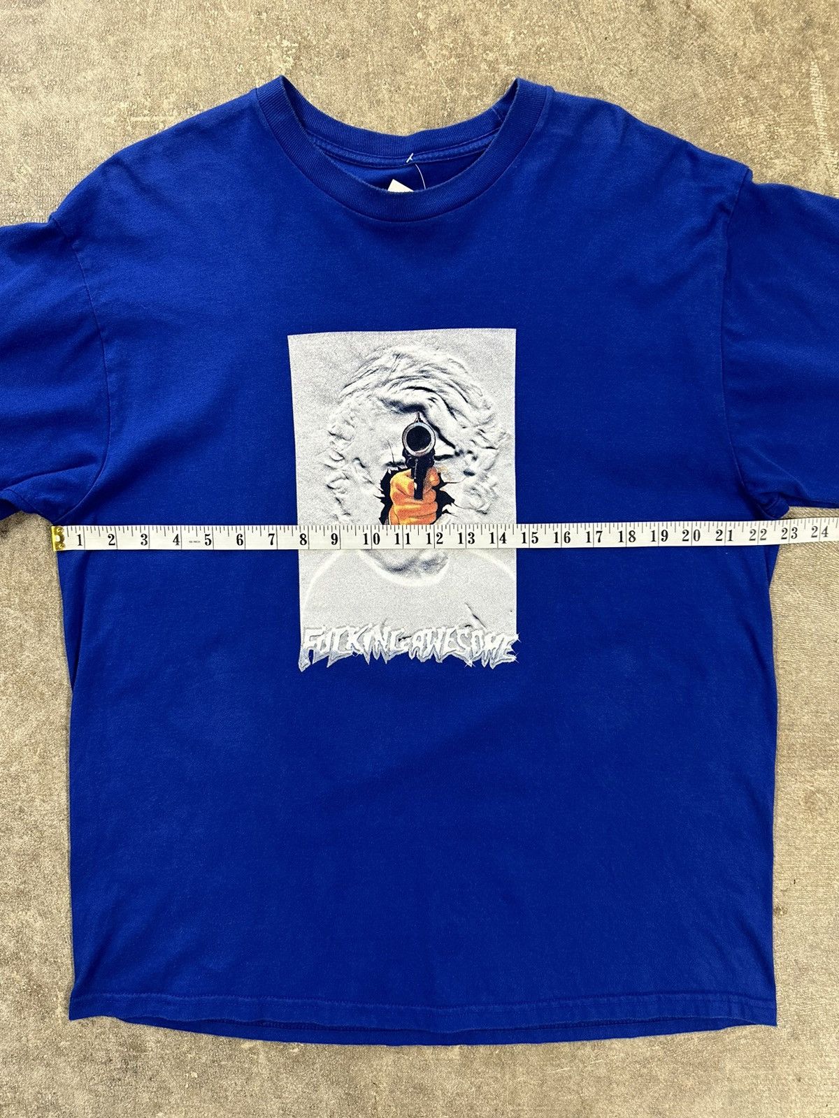 Fucking Awesome Fucking Awesome FA Gun Shot Portrait Skater T-Shirt Size US XL / EU 56 / 4 - 6 Thumbnail