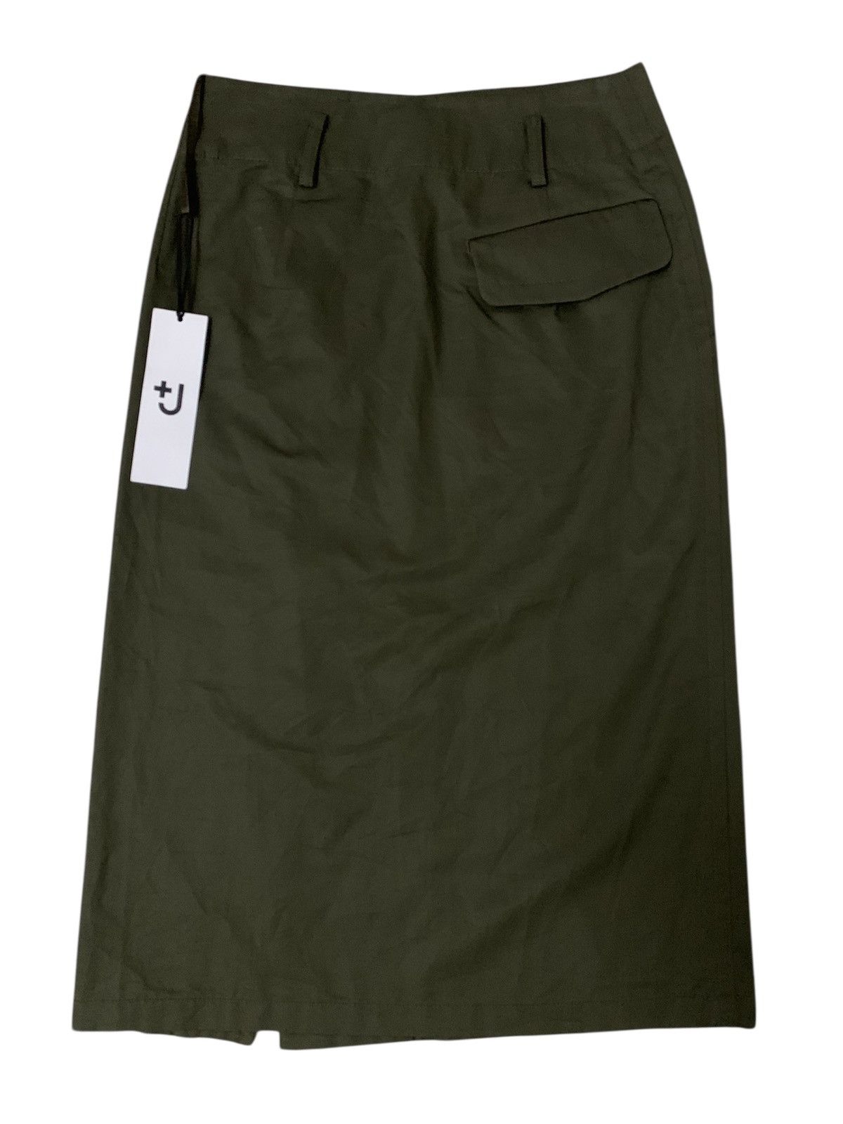 Jil Sander 💥Jil Sander Olive Green Midi Skirt Size 26" / US 2 / IT 38 - 3 Thumbnail
