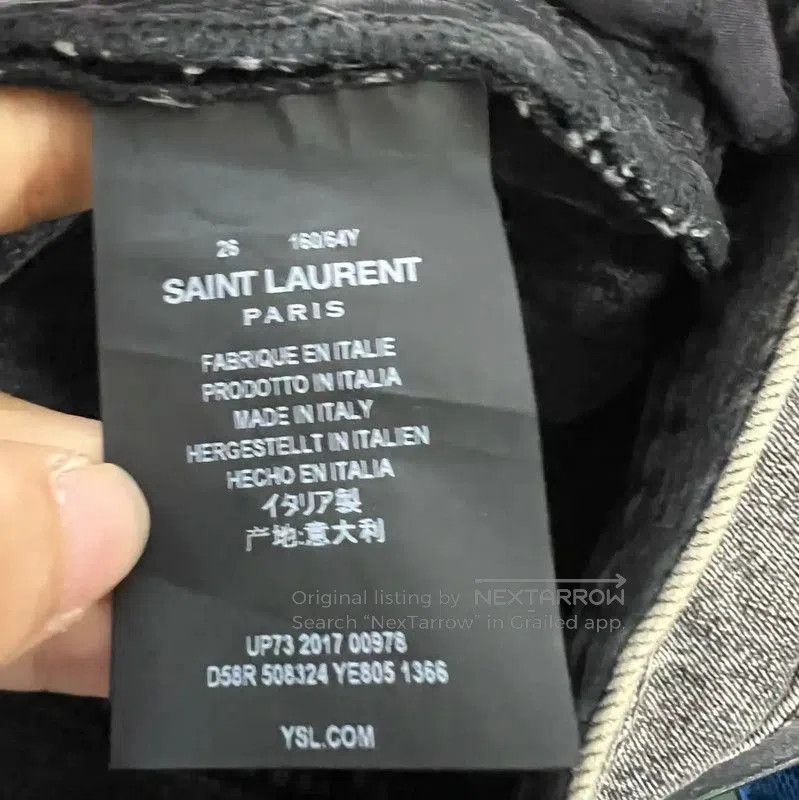 Yves Saint Laurent YSL Summer Gray Cotton Women's Shorts . Size 28" / US 6 / IT 42 - 4 Thumbnail