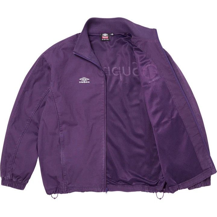 Supreme × Umbro Supreme Umbro Cotton Ripstop Track Jacket Plum Size Small Size US S / EU 44-46 / 1 - 5 Thumbnail