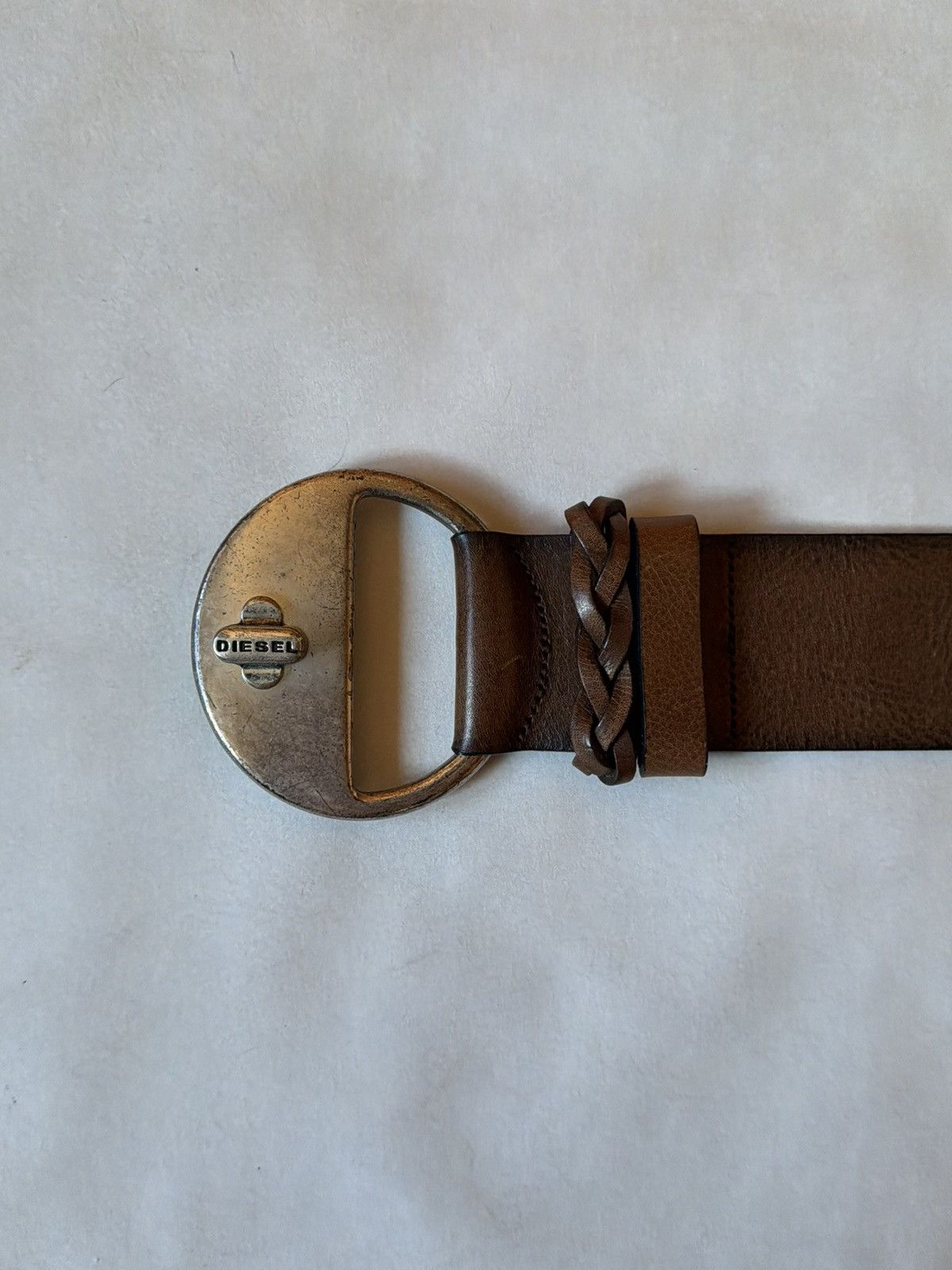 Diesel Diesel Western Cowboy Style Vintage Buckle Belt Leather Size ONE SIZE - 2 Thumbnail