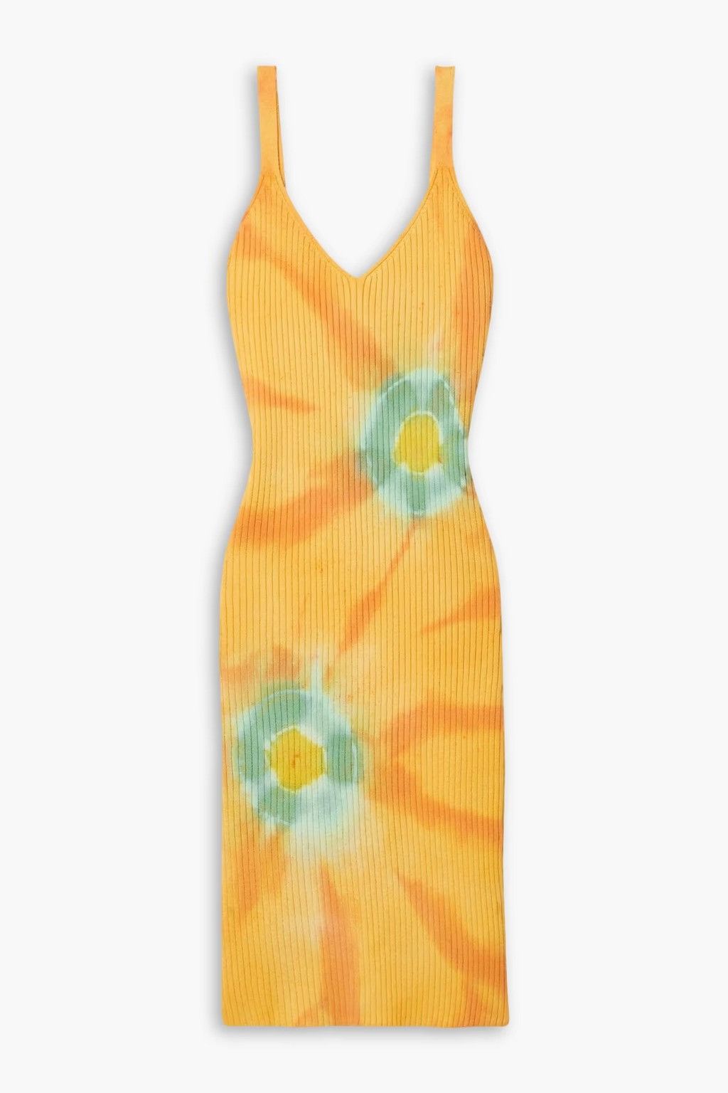 The Elder Statesman $1295 The Elder Statesman Tie-Dye Ecliptic Rib Dress Size M / US 6-8 / IT 42-44 - 1 Thumbnail