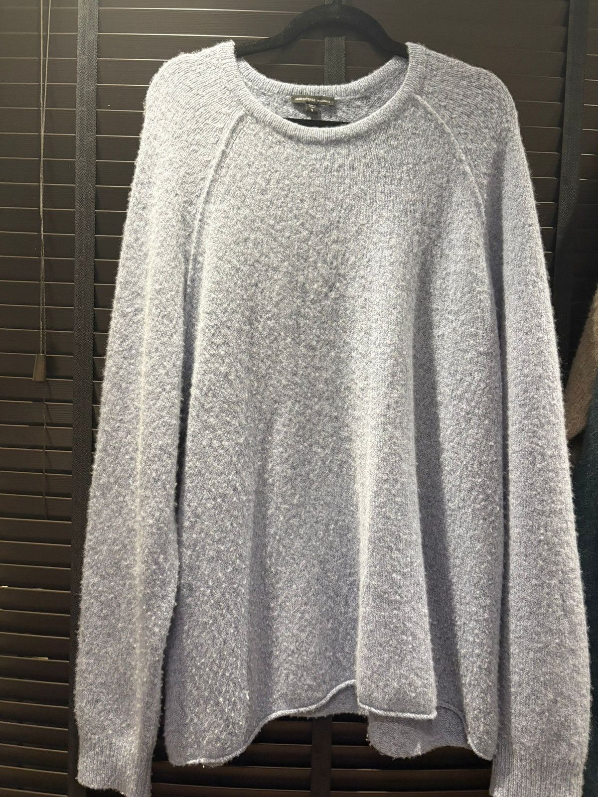 James Perse Baby Blue Cashmere Sweater Size US XXL / EU 58 / 5 - 3 Thumbnail