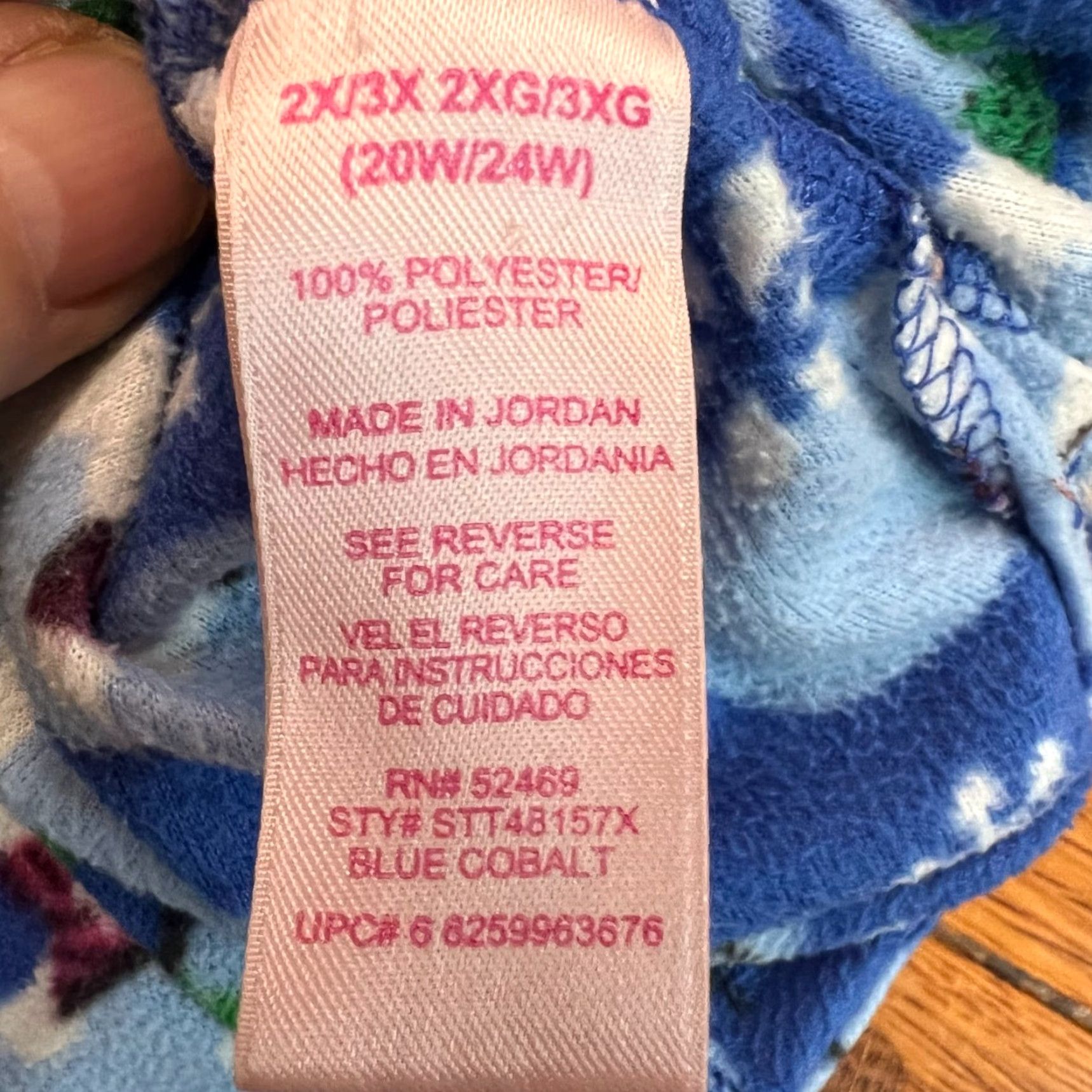 Vintage Womens Polar Sleep Shirt Blue 4XL Cozy Fleece Allover Print Nightgown Slee Sleeves Long 37 in 54 in Chest Womens, 80s Classic Theme Size XXL / US 16-18 / IT 52-54 - 6 Thumbnail