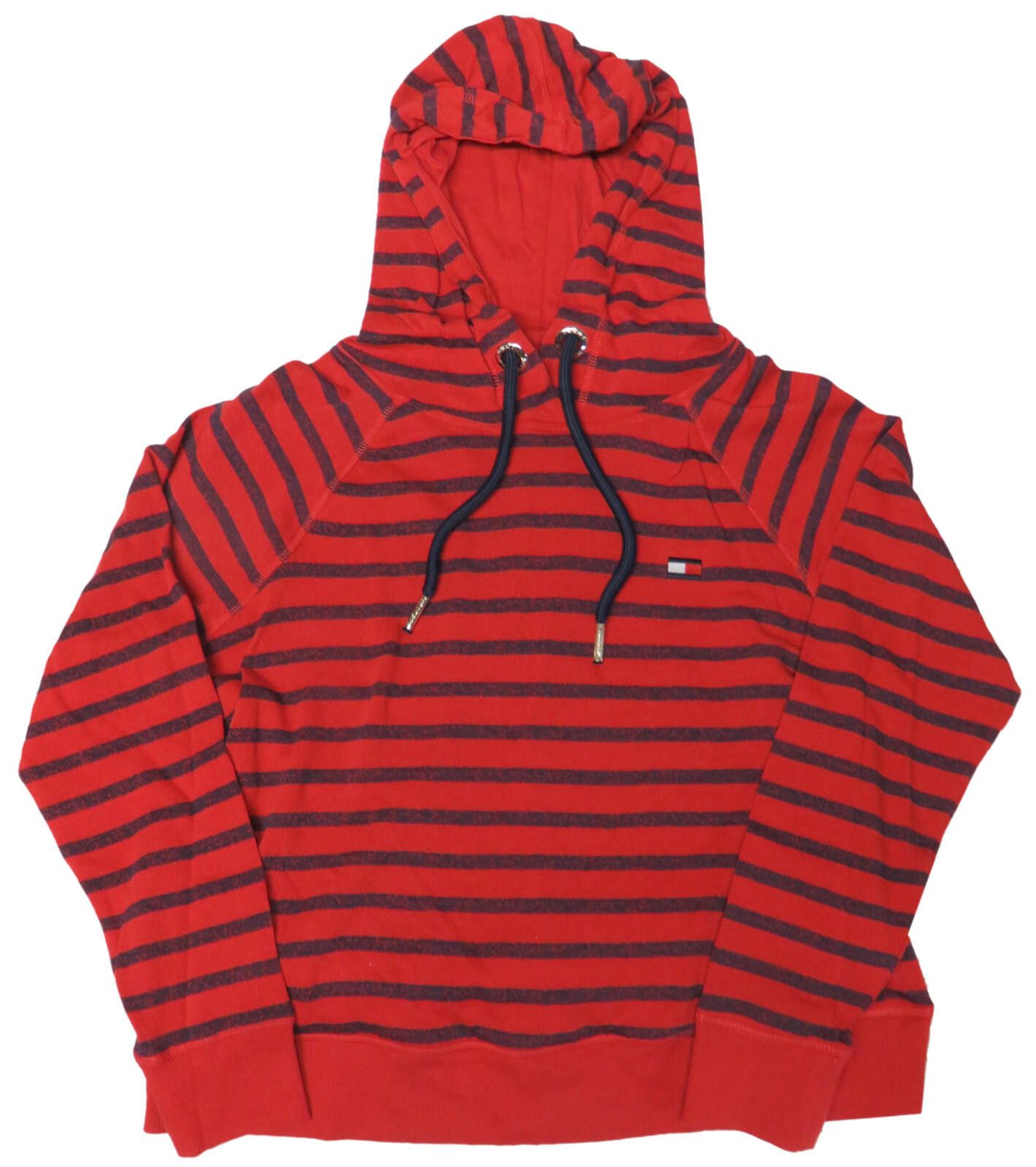 Tommy Hilfiger Tommy Hilfiger Sport Womens Pullover Hoodie Red Striped XL Size L / US 10 / IT 46 - 1 Thumbnail