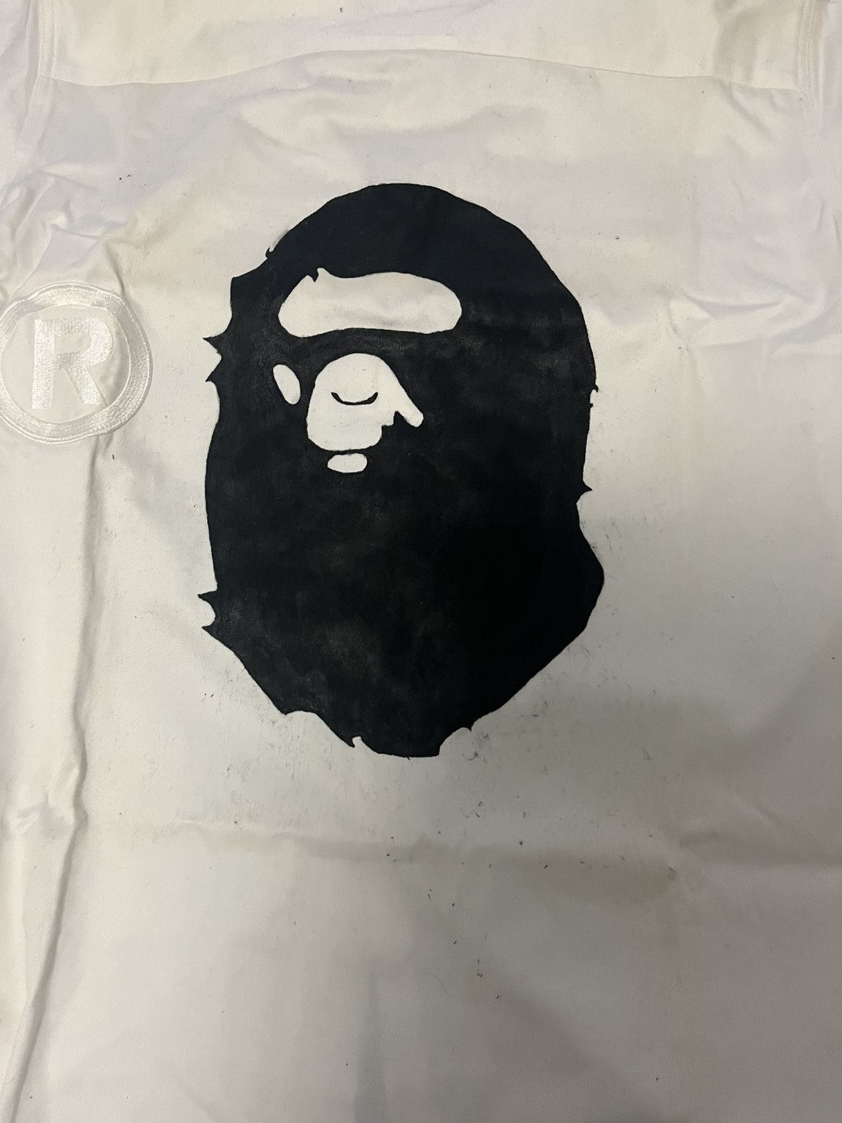 Bape Bape foot soldier white button up Size US XL / EU 56 / 4 - 12 Thumbnail