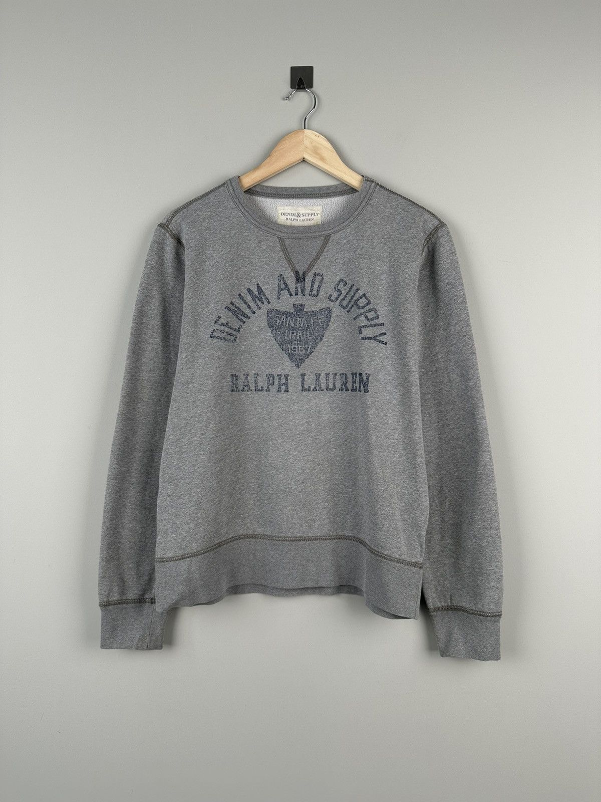 Denim & Supply Ralph Lauren × Polo Ralph Lauren Vintage Y2k Denim Supply Ralph Lauren Sweatshirt Size US S / EU 44-46 / 1 - 1 Thumbnail