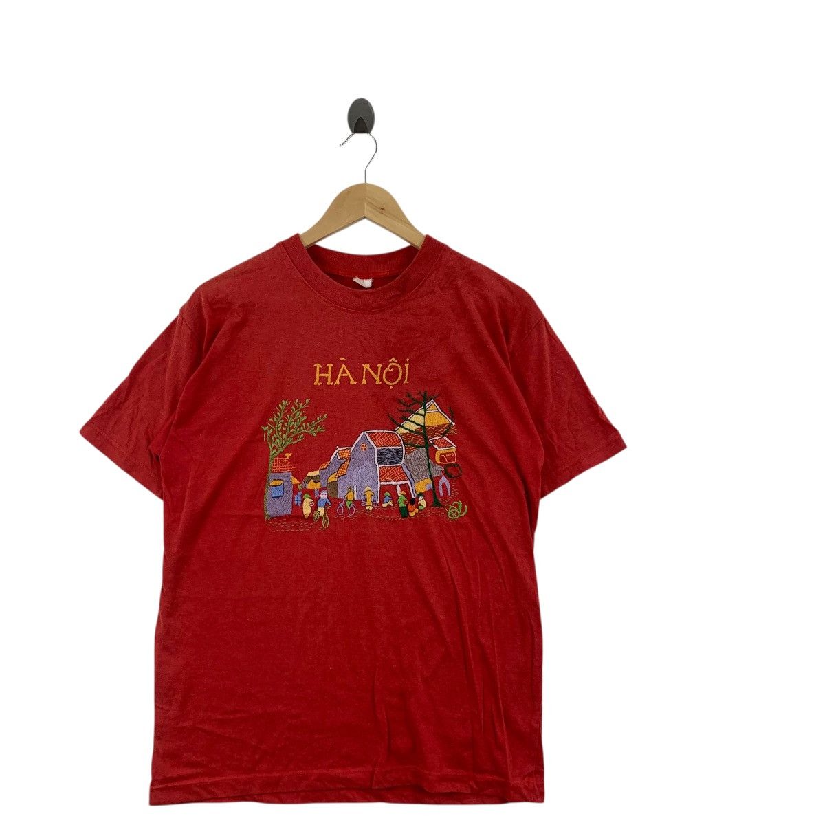 Vintage Vintage 80s HANOI VIETNAM SOUVENIR Cold War Thrashed Tee Size US S / EU 44-46 / 1 - 4 Thumbnail