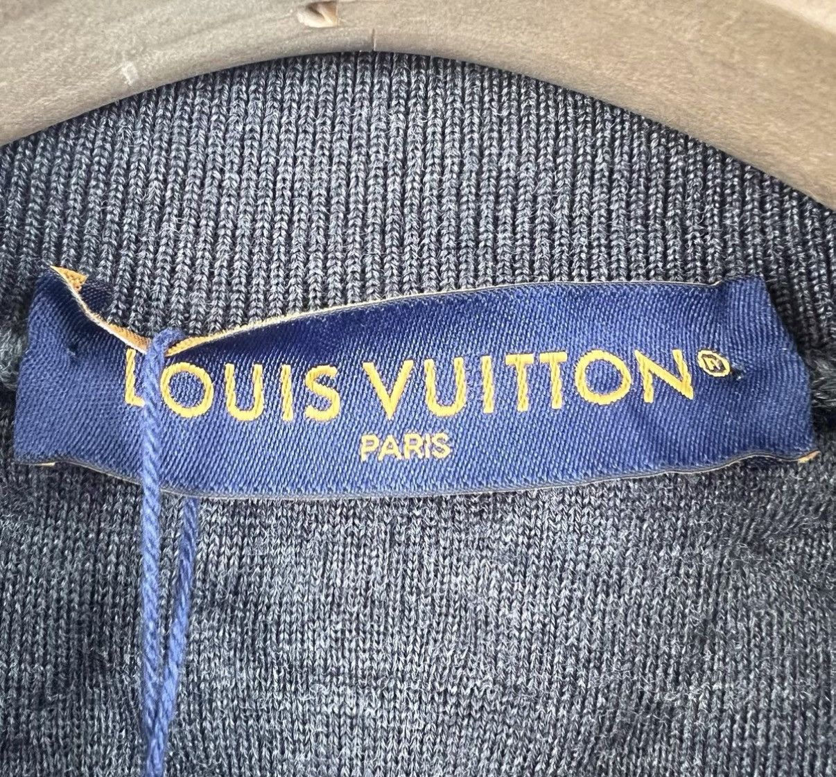 Louis Vuitton LOUIS VUITTON Gray Wool Blend Bomber Jacket K12 Size US XL / EU 56 / 4 - 4 Thumbnail