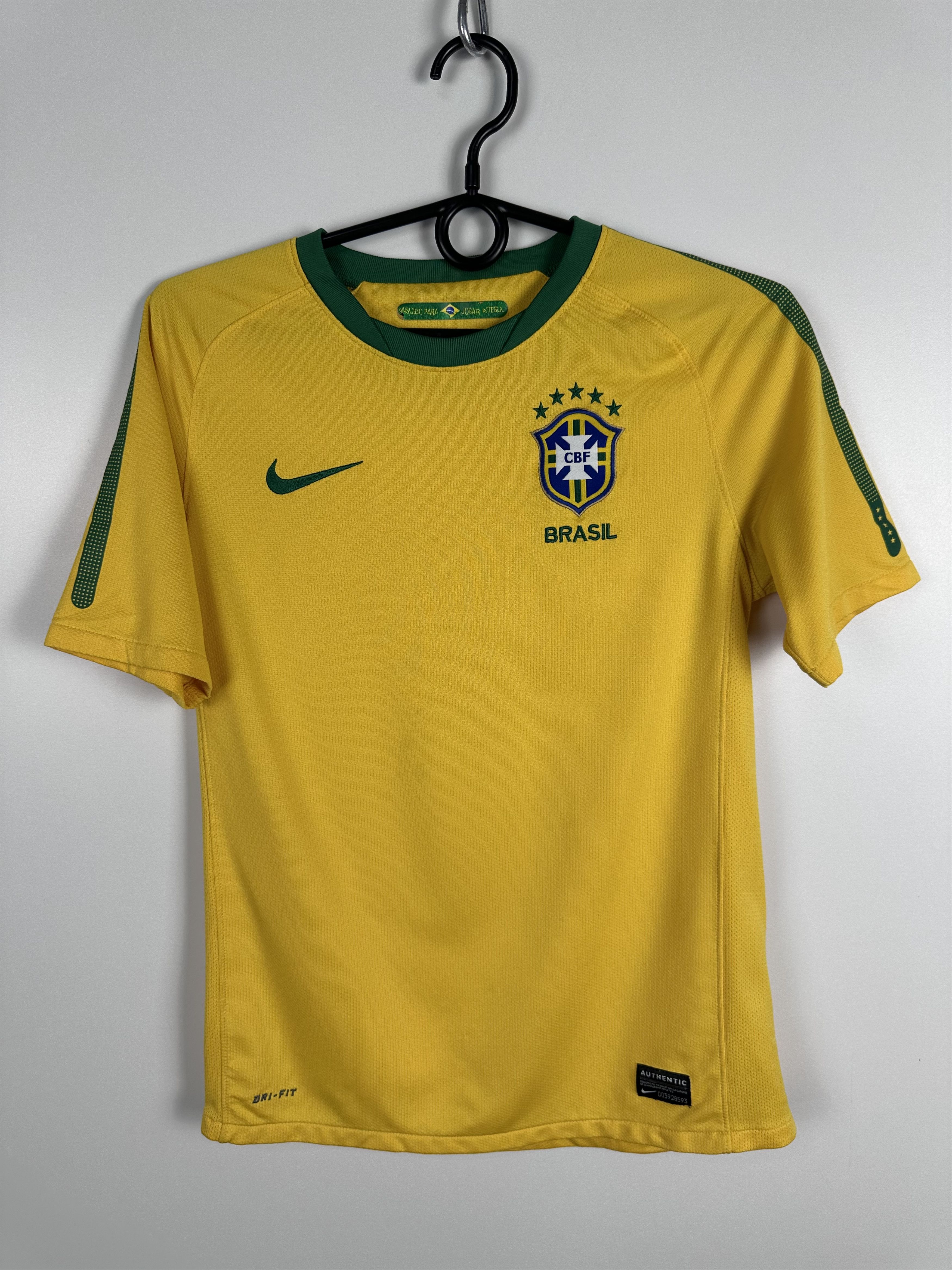 Nike Brazil 2010 11 Football Shirt Soccer Jersey Youth Size L Size US XXS / EU 40 - 1 Thumbnail