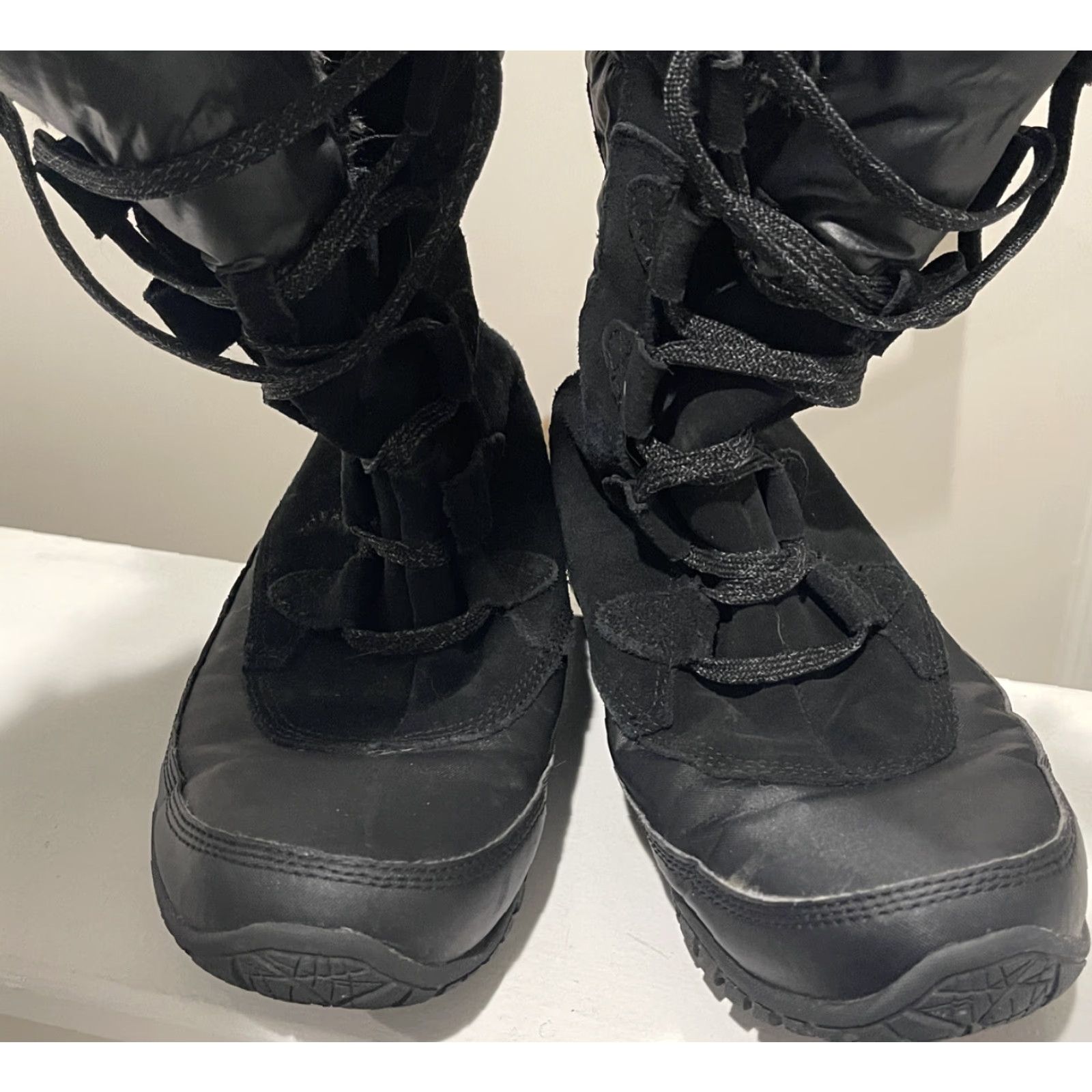 The North Face The North Face Nuptse Purna Waterproof Tall Winter Boots - Women Sz 8 Black Suede PrimaLoft Snow Boot Size US 6 / IT 36 - 5 Thumbnail