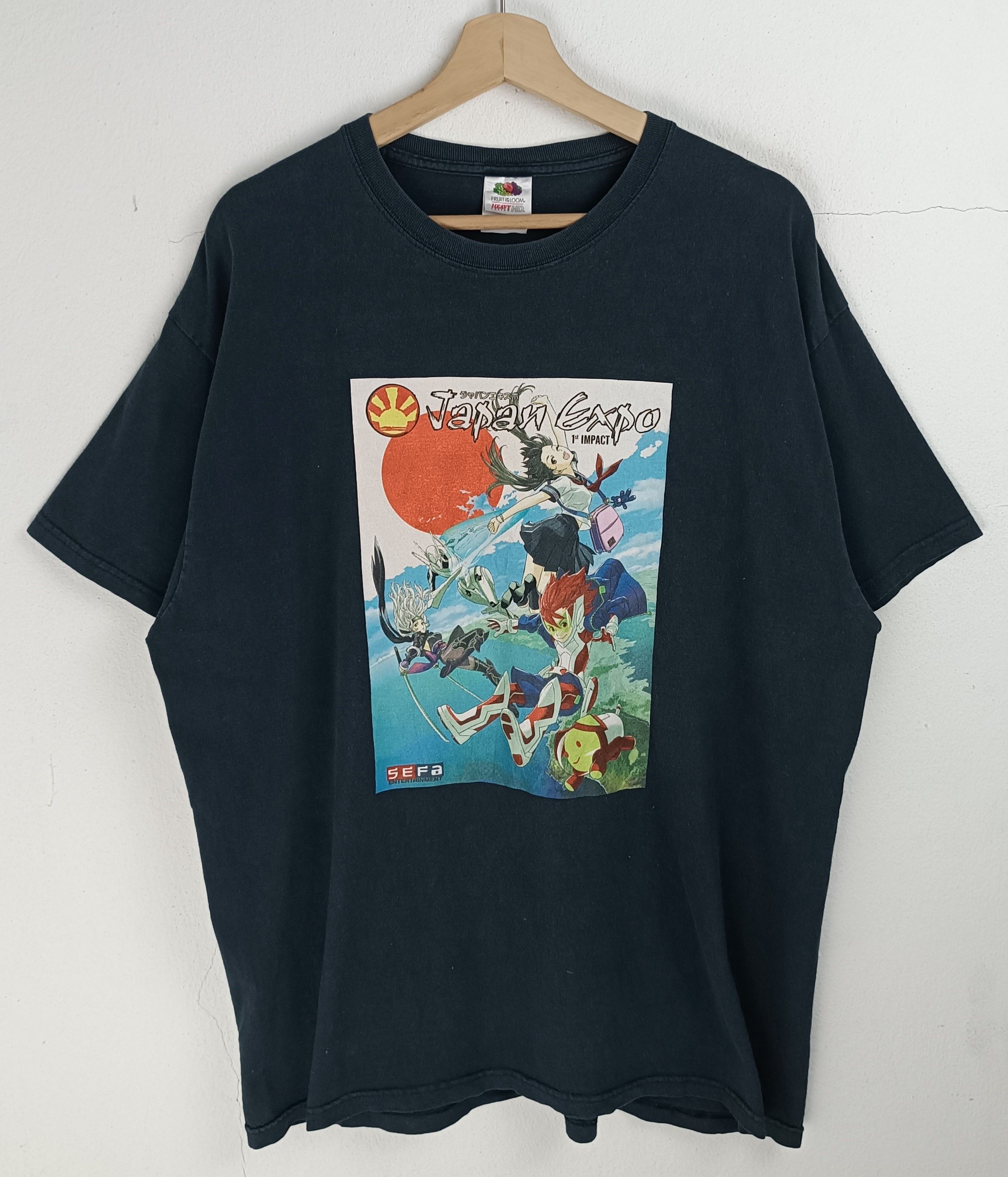 Anime VINTAGE Y2K JAPAN EXPO OTAKU ANIME COSPLAY TEE VERY RARE Size US XL / EU 56 / 4 - 3 Thumbnail