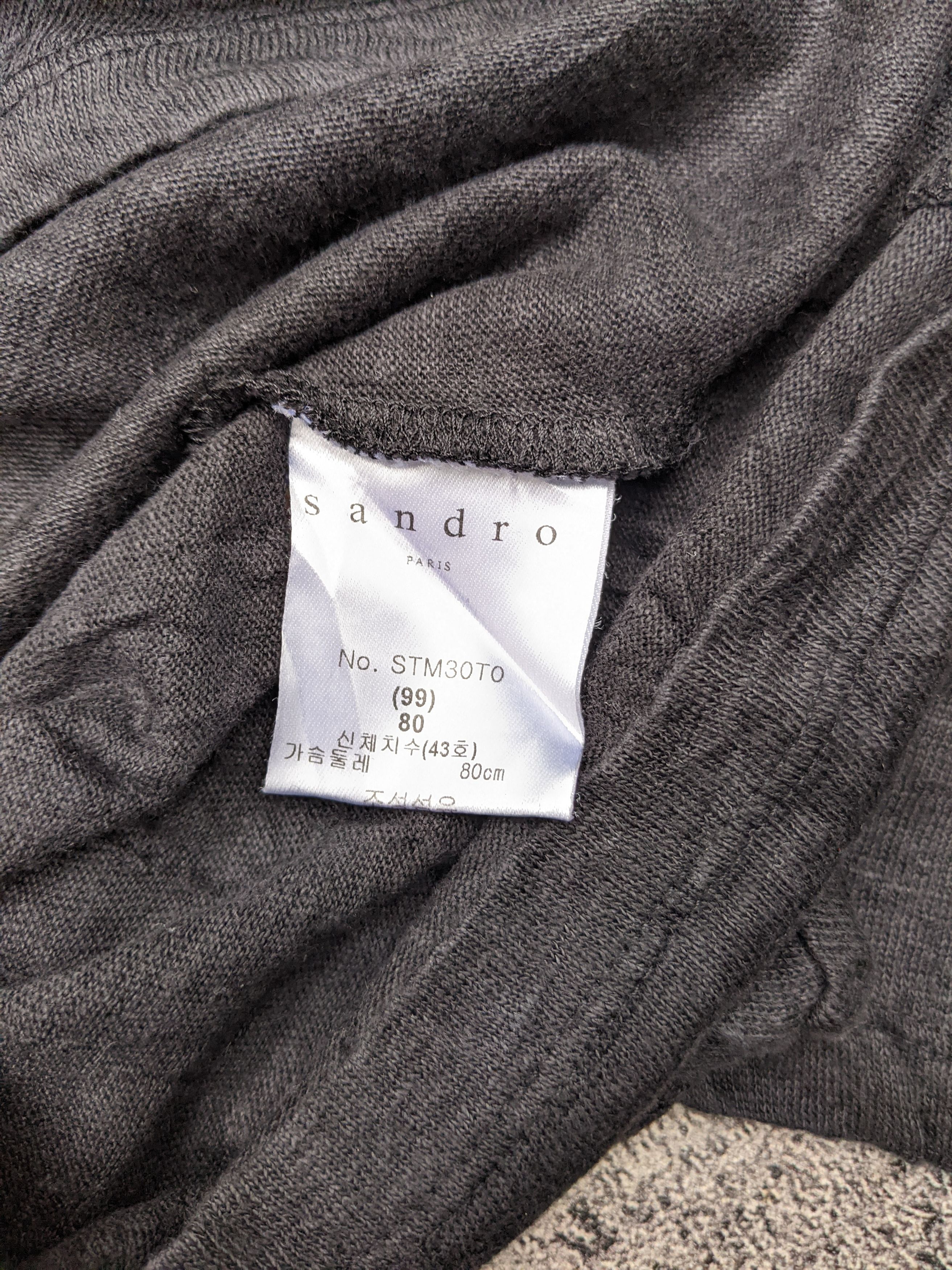 Sandro Sandro Paris Embroidery Pocket T shirt Size M / US 6-8 / IT 42-44 - 5 Thumbnail