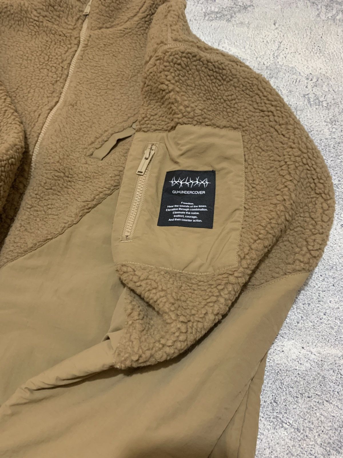 Undercover 🐍 Undercover x GU Freedom Noise Fleece Jacket Size US L / EU 52-54 / 3 - 9 Thumbnail