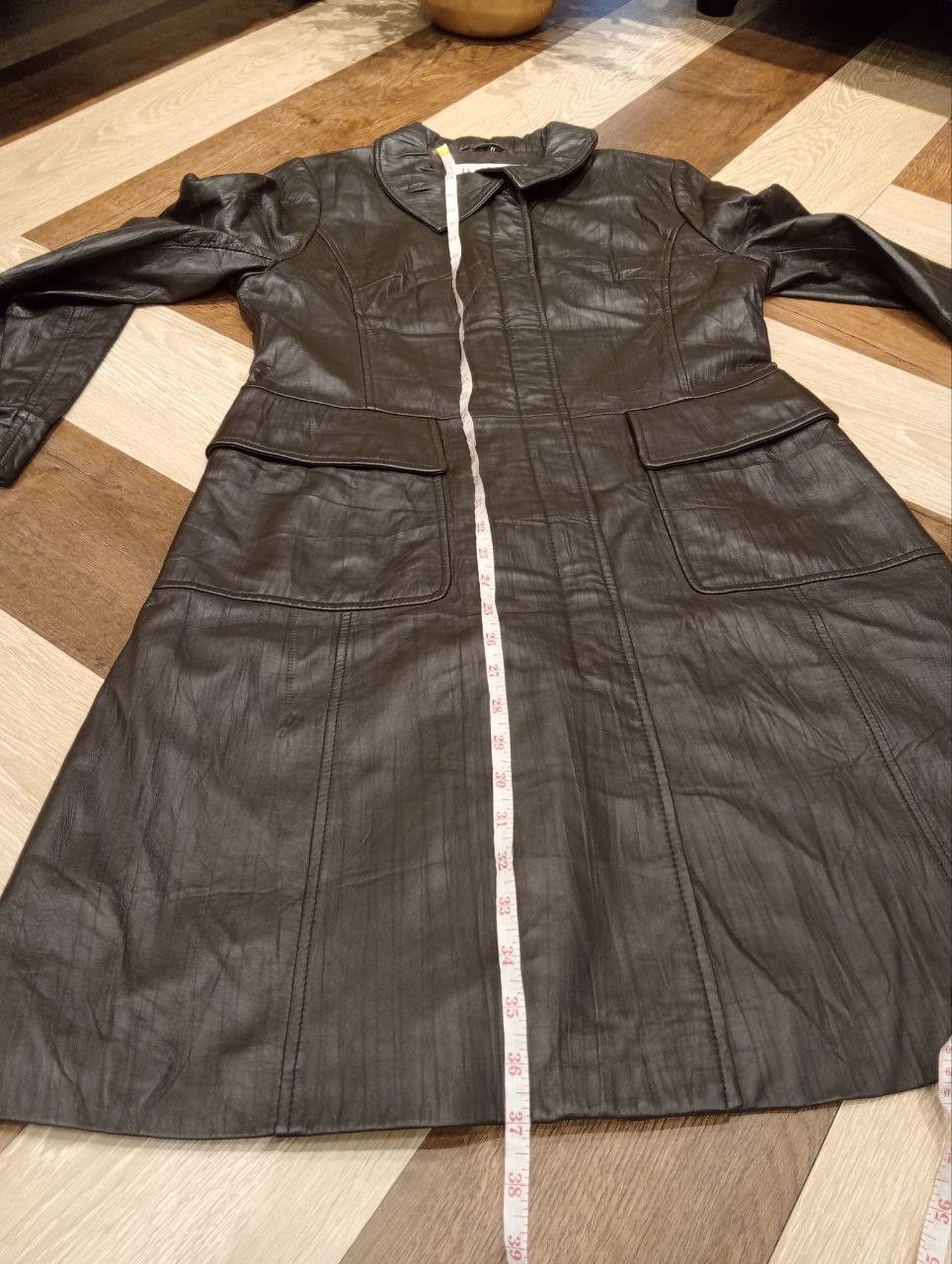 Balmain VINTAGE BALMAIN LONG LEATHER JACKET - SIZE 11 Size S / US 4 / IT 40 - 20 Thumbnail