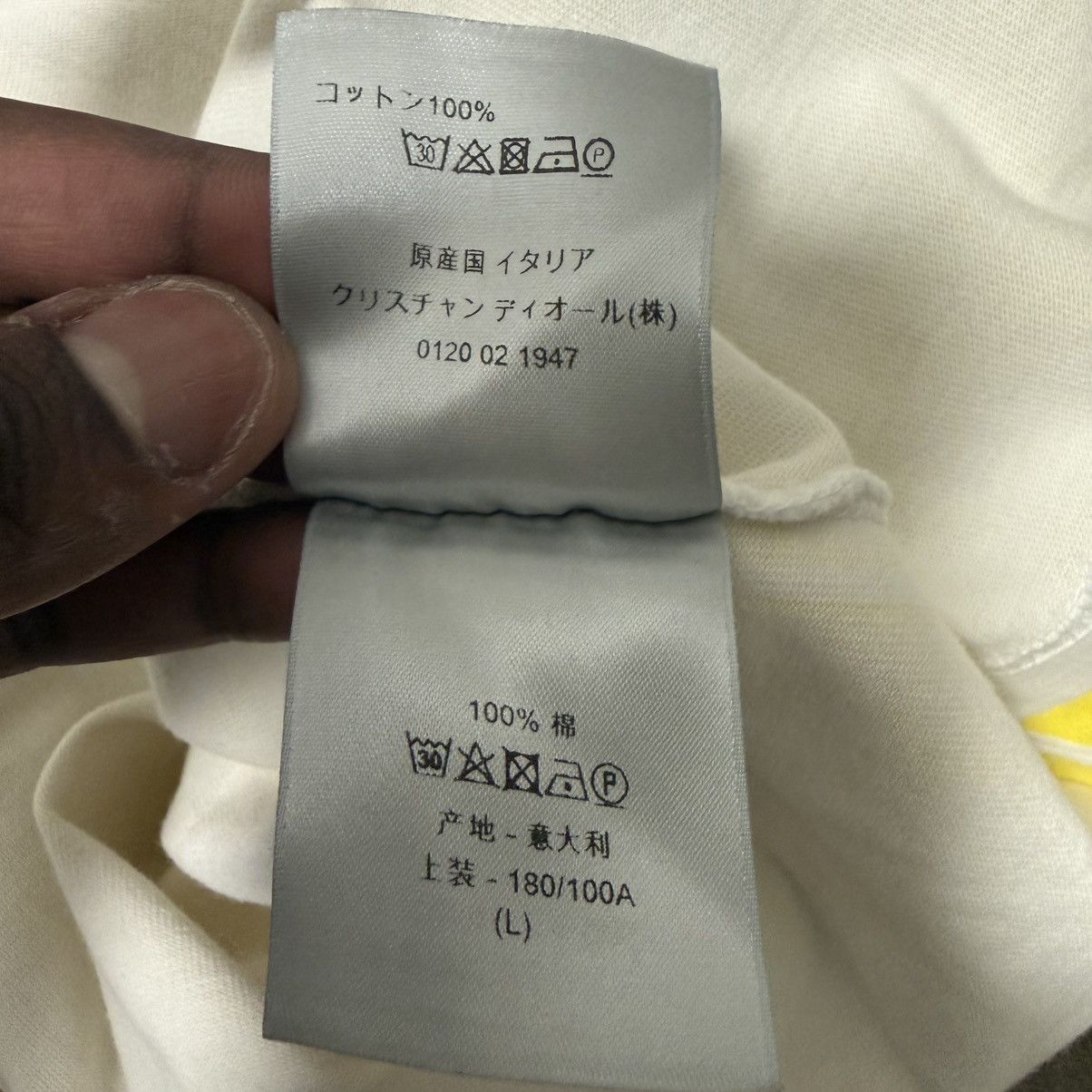 Dior Dior x Shawn Oversized Logo T-Shirt Yellow Sz Large Size US L / EU 52-54 / 3 - 6 Thumbnail
