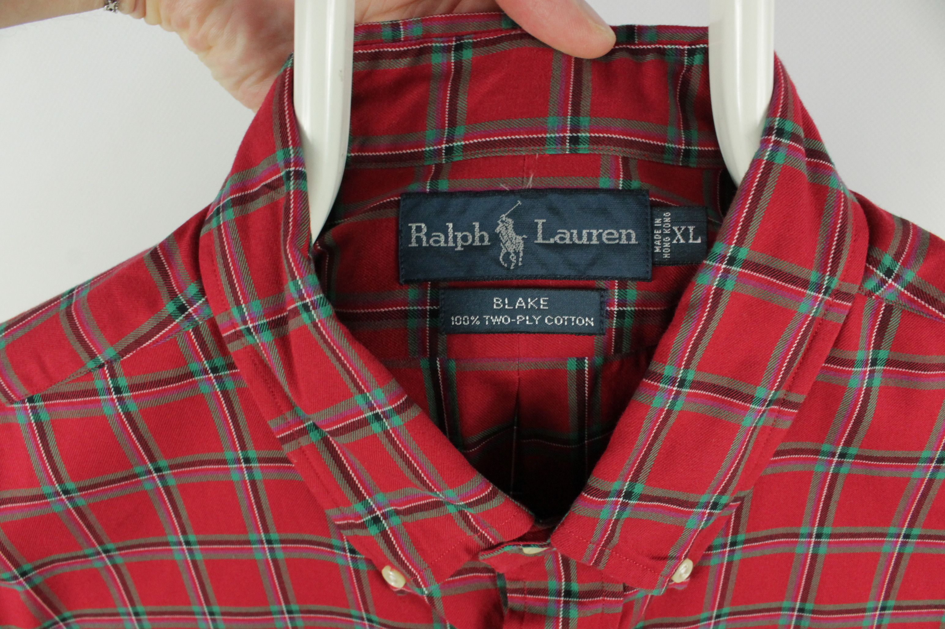 Polo Ralph Lauren Vintage Polo Ralph Lauren Blake Two Ply Cotton Casual Shirt Size US XL / EU 56 / 4 - 3 Thumbnail