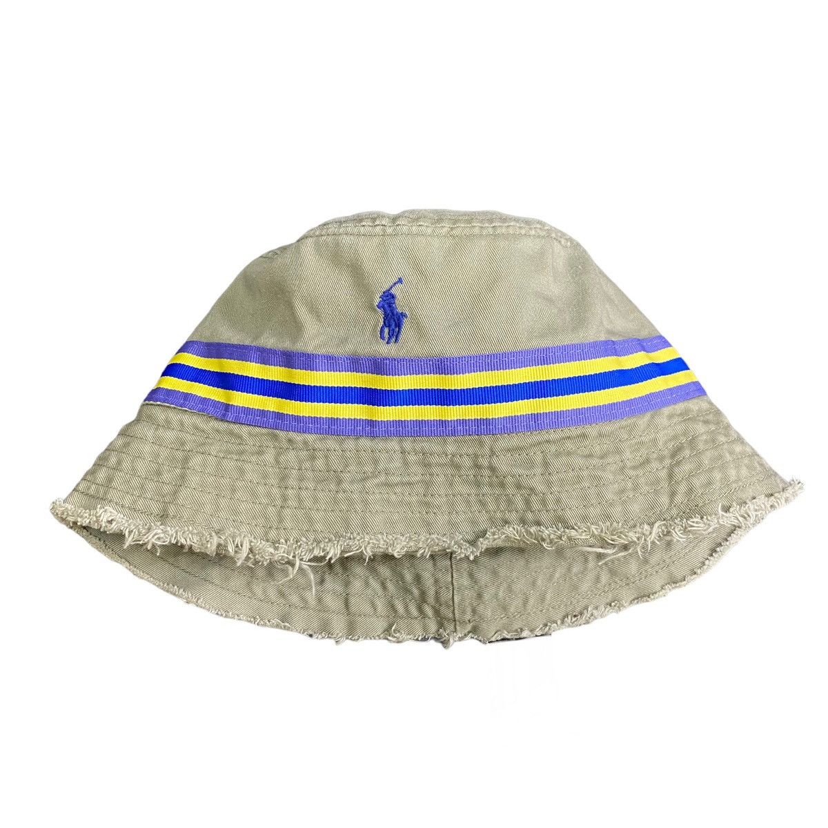 Polo Ralph Lauren VTG Distress Polo RL Bucket Hat Size ONE SIZE - 1 Thumbnail