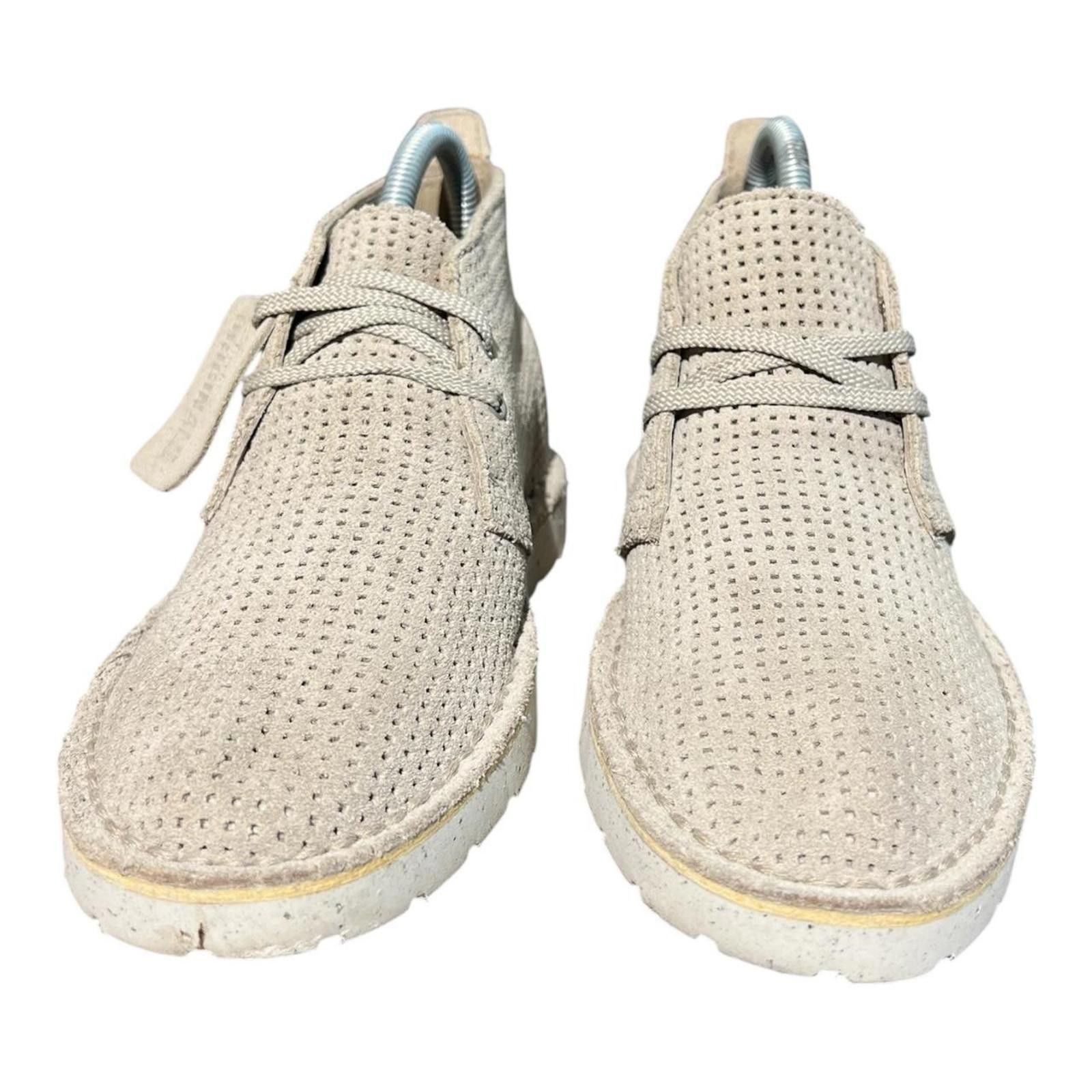 Clarks Clarks Originals Perforated Chukka Boots Beige Size US 6 / IT 36 - 3 Thumbnail