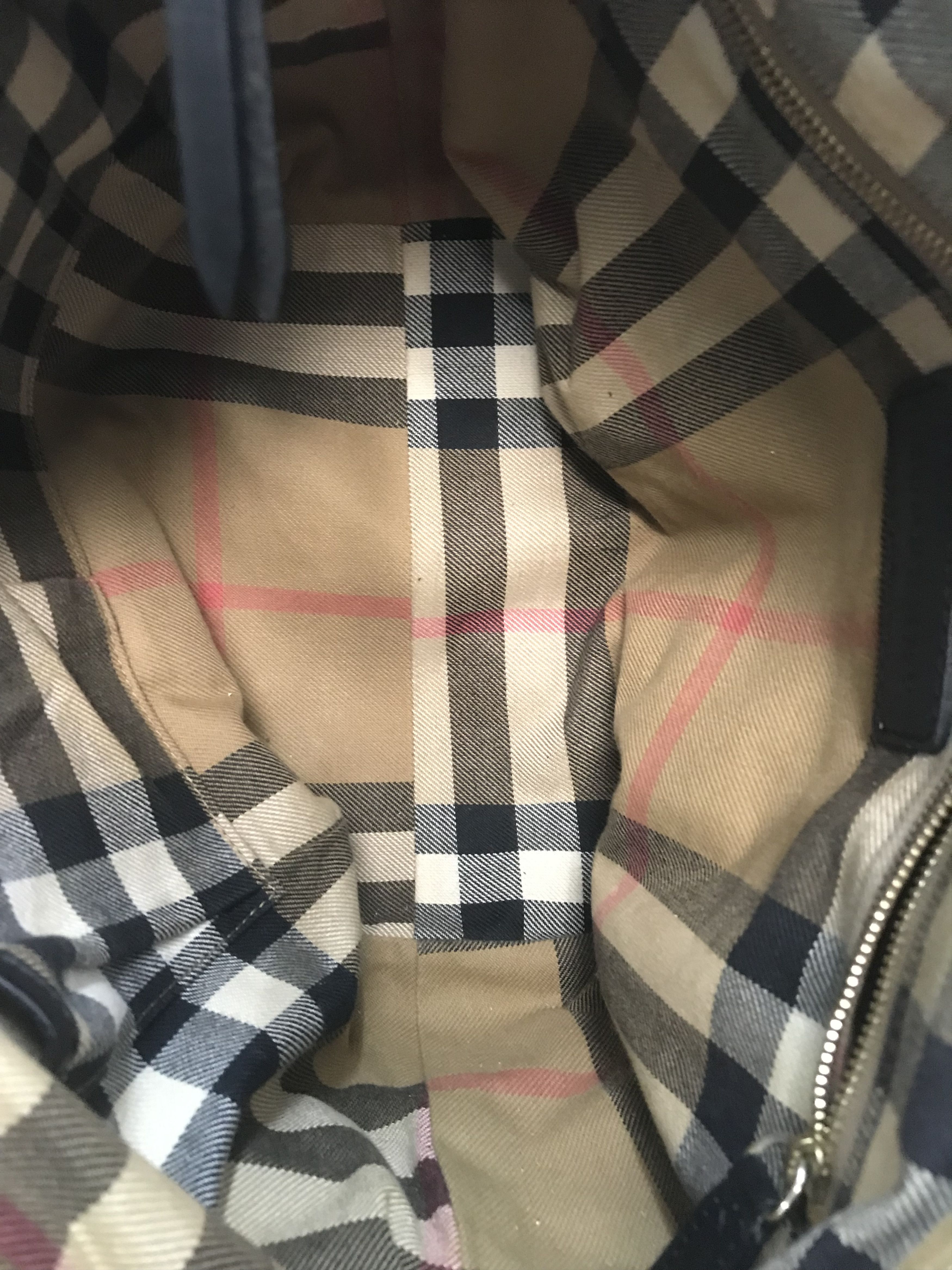 Burberry Burberry Leather Nova Check Handbag Size ONE SIZE - 14 Thumbnail