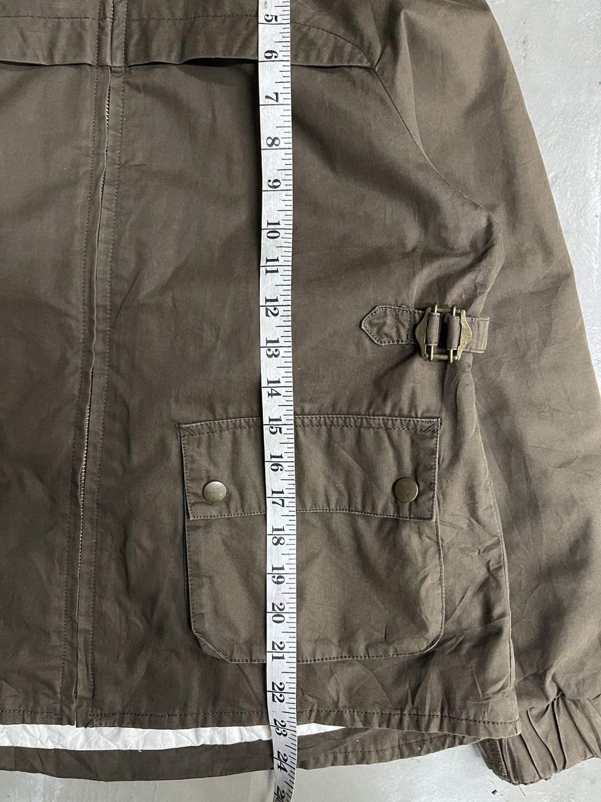 Vintage Marine Military Side Buckle Back Pocket Work Hoodie Jacket Size US M / EU 48-50 / 2 - 5 Thumbnail