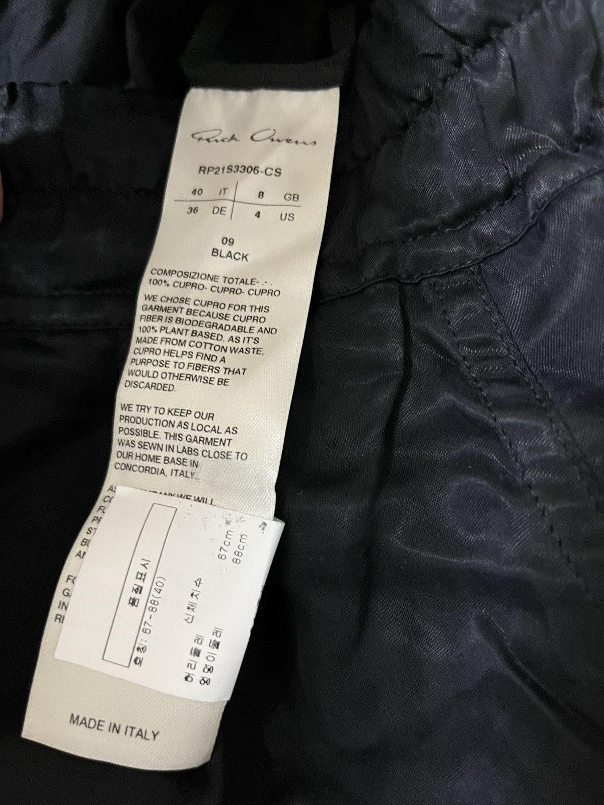 Rick Owens Rick Owens “Fogachine Copper Ammonia Wire” Jogger Pants Size 27" / US 4 / IT 40 - 4 Thumbnail