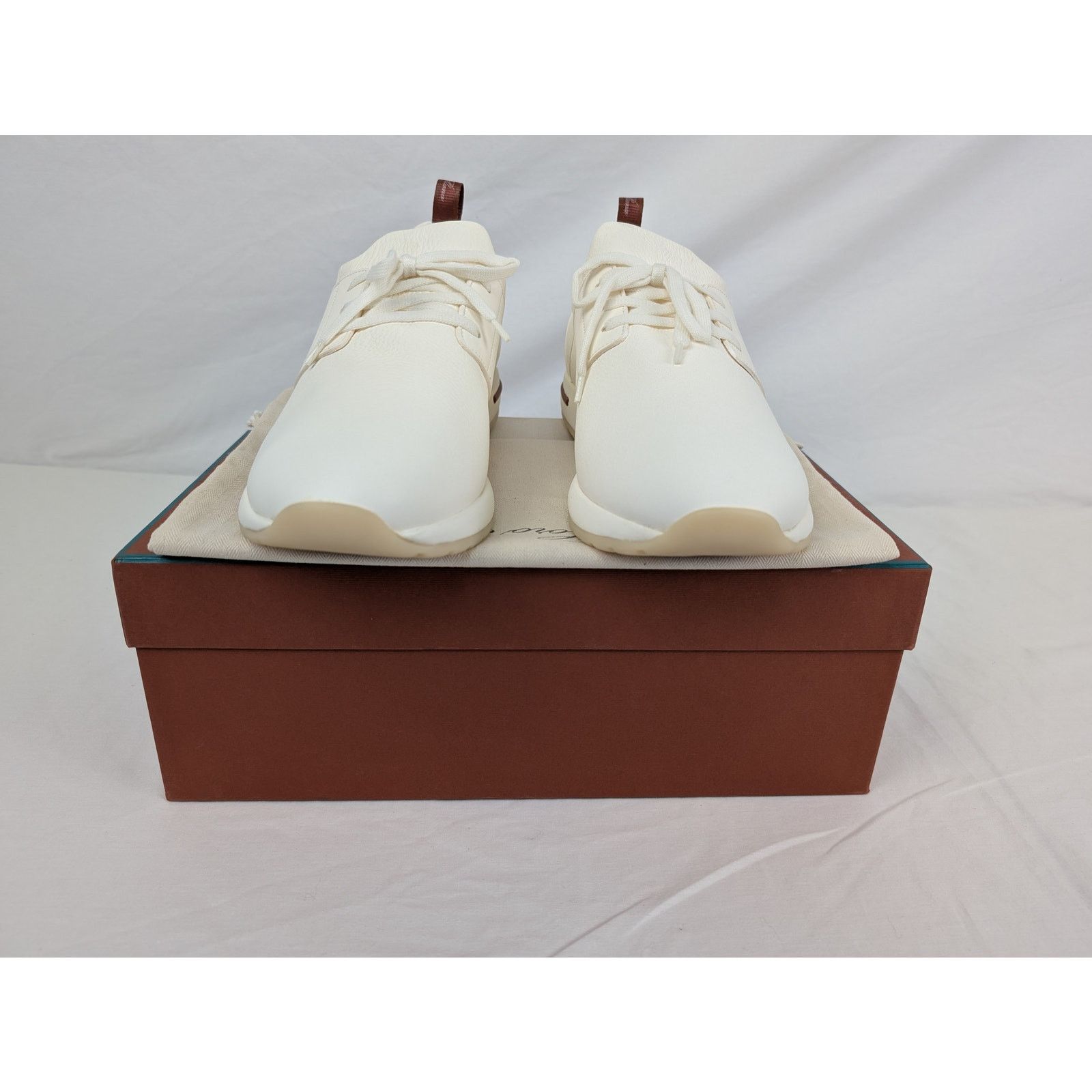 Loro Piana o1rshd1 360 LP Flexy Walk Man Metal Free Deer Sneakers White Size US 11 / EU 44 - 13 Thumbnail